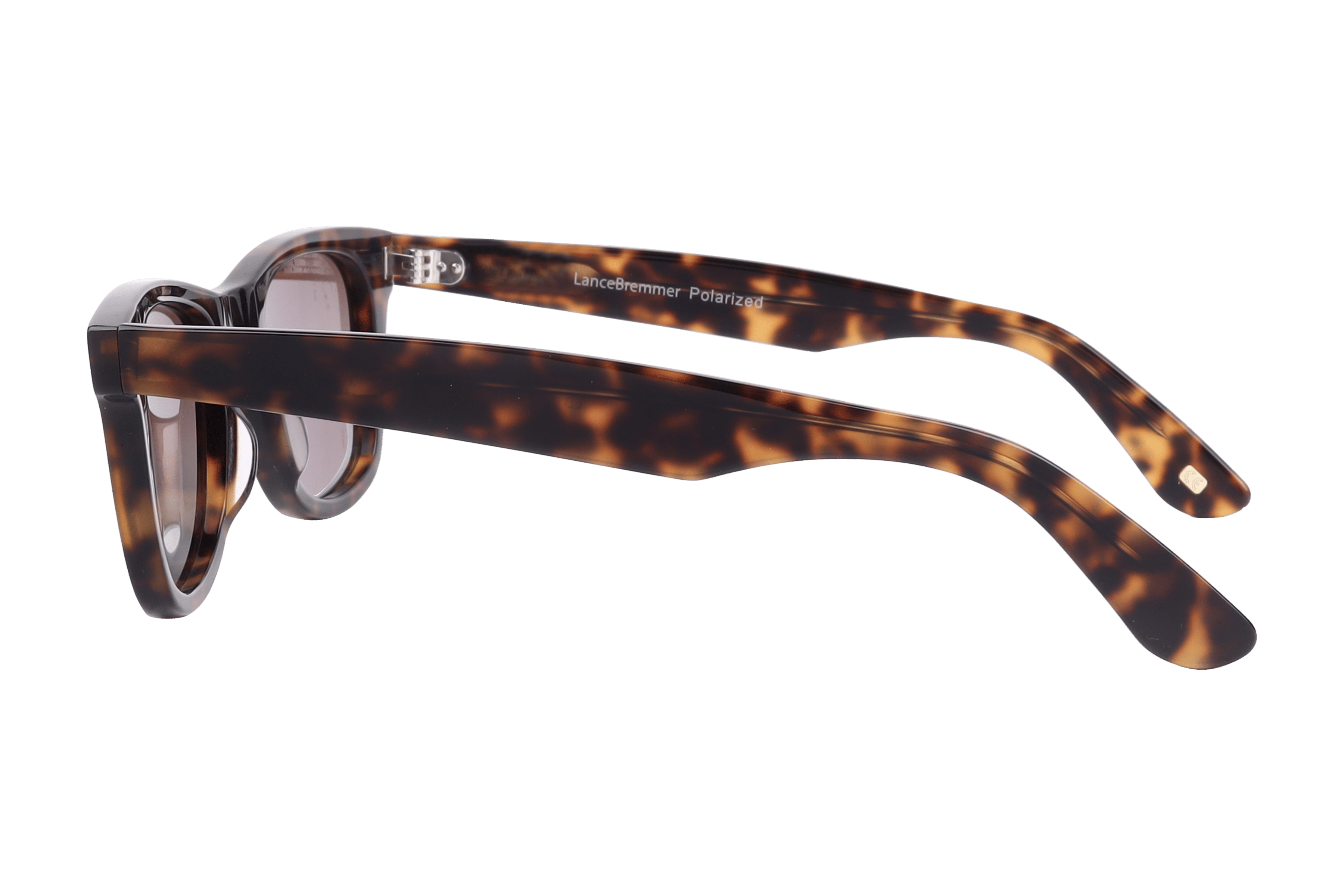 Lancebremmer SAT8536 Sunglass Havana Male Full Shell Sunglass — Havana frame — view 3