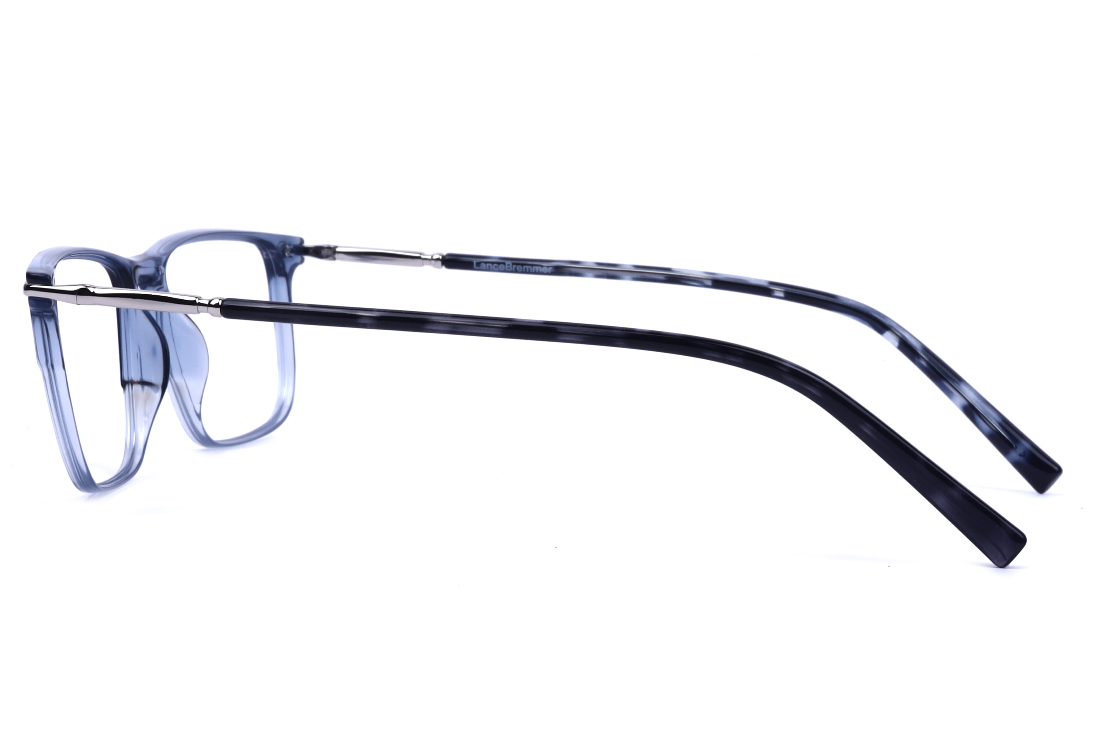 Lancebremmer F2118C Frame Blue Unisex Shell Metal Frame — Blue frame — view 4