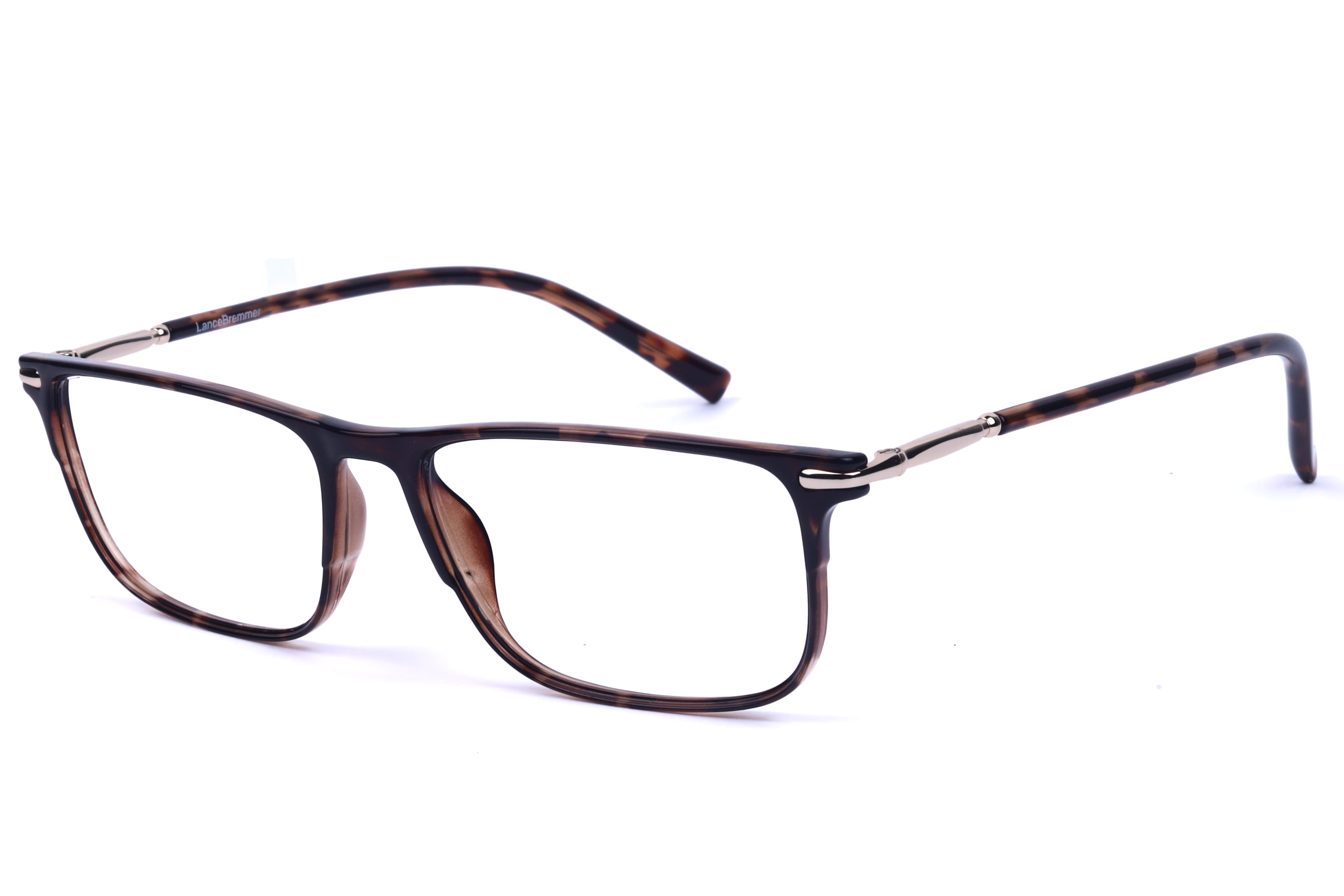 Lancebremmer F2118C Frame Havana Unisex Shell Metal Frame — Havana frame — view 2
