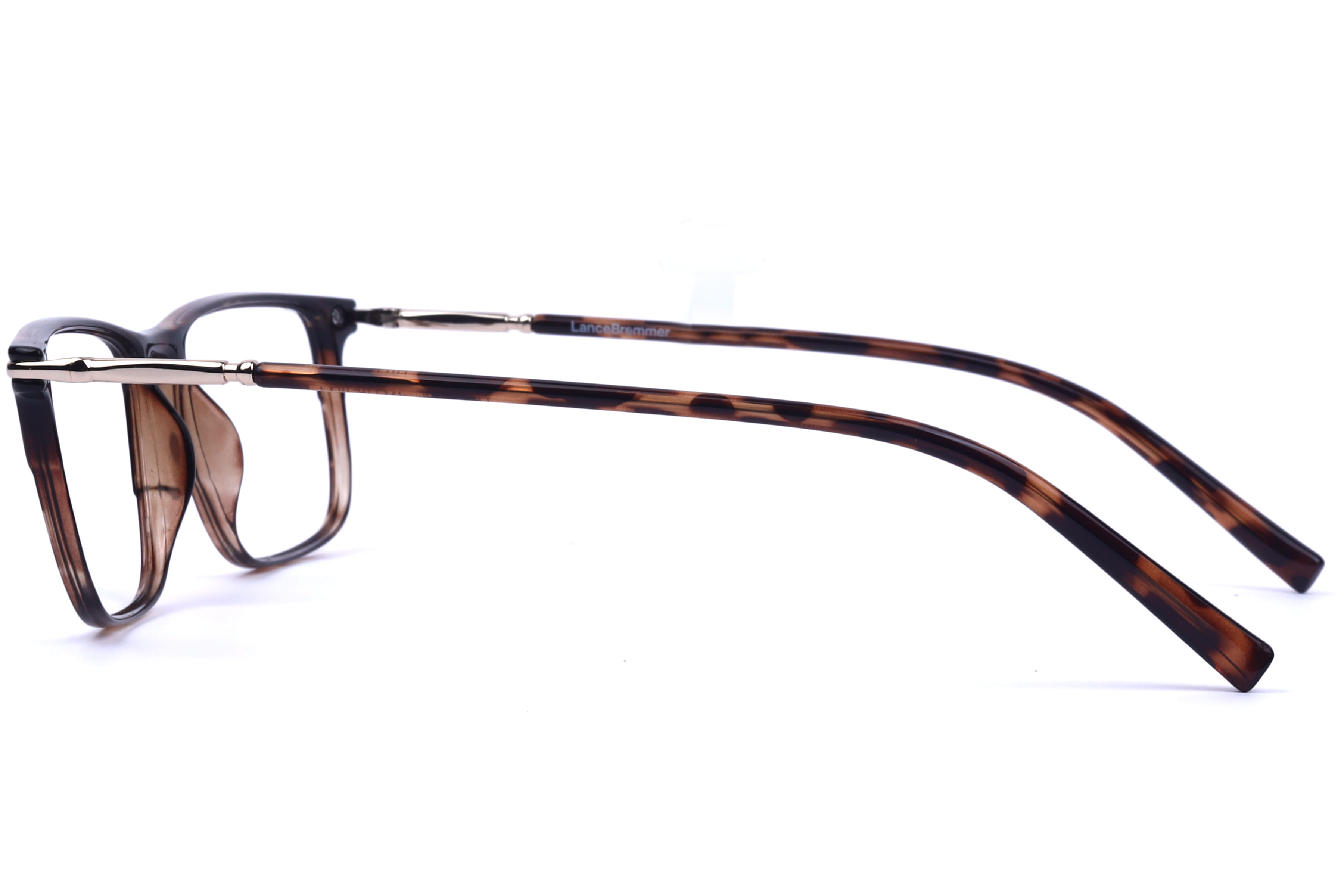 Lancebremmer F2118C Frame Havana Unisex Shell Metal Frame — Havana frame — view 4