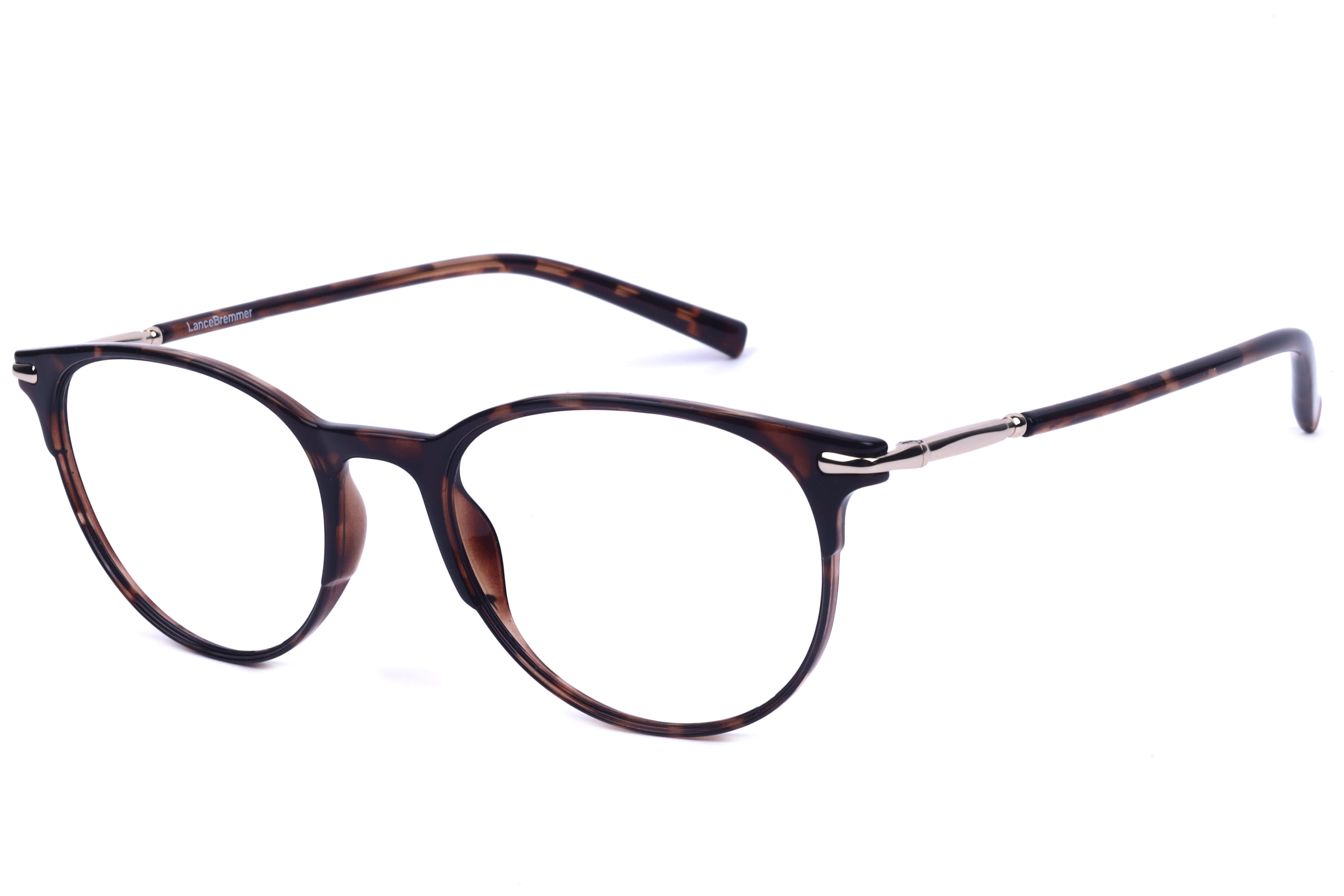 Lancebremmer F1918C Frame Havana Unisex Shell Metal Frame — Havana frame — view 2