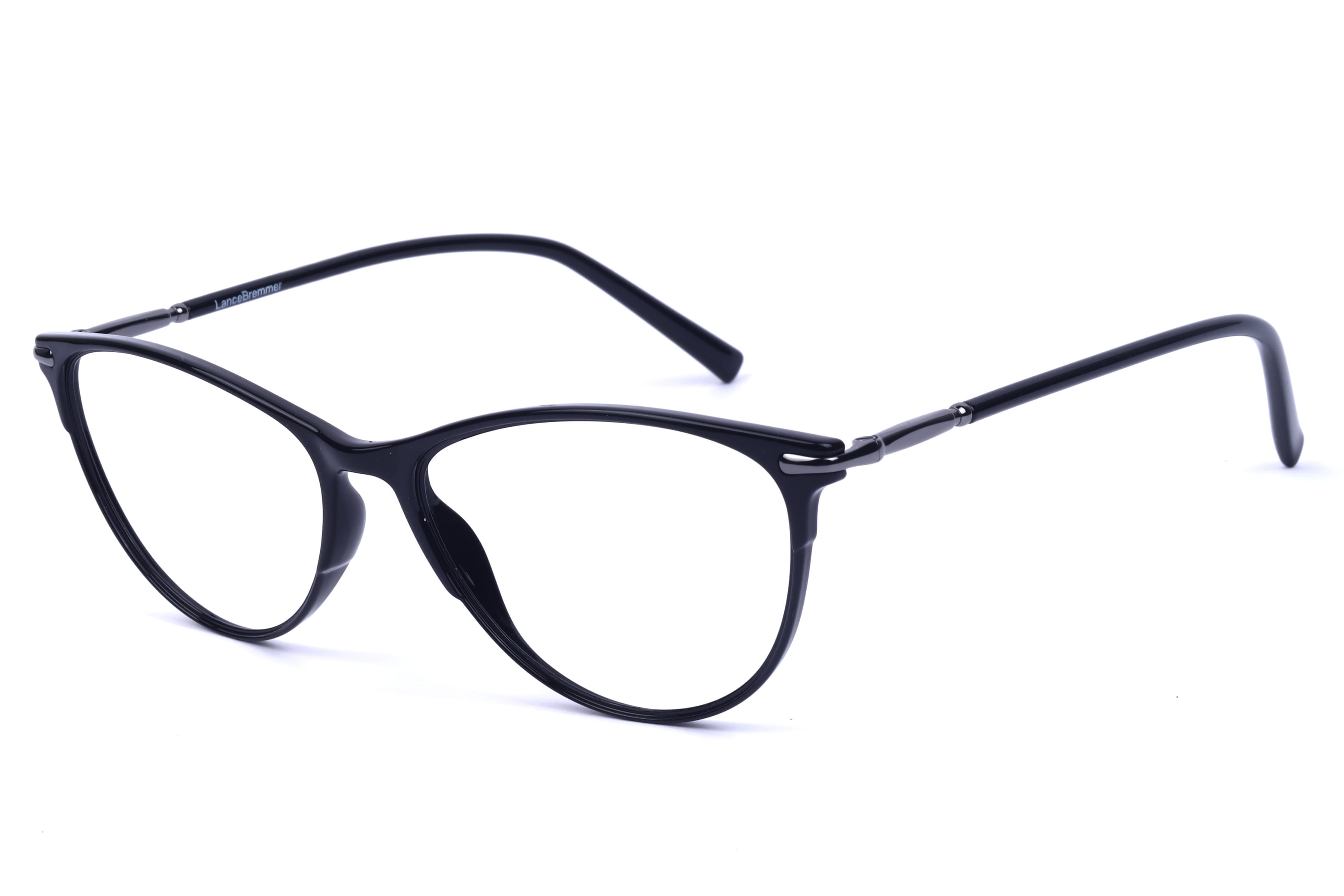 Lancebremmer F1118C Frame Black Female Shell Metal Frame — Black frame — view 2