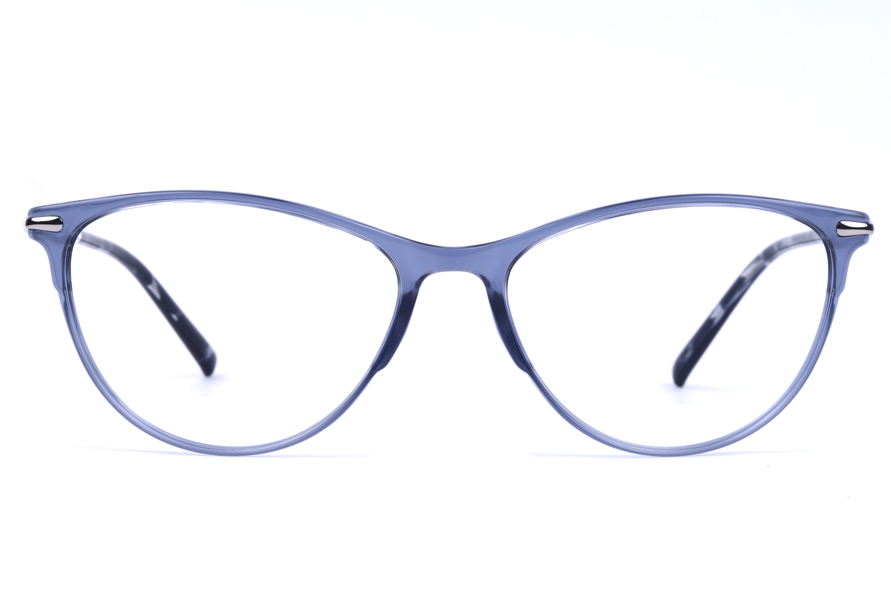 Lancebremmer F1118C Frame Transparent Blue Female Shell Meta Frame — Transparent Blue frame — view 3