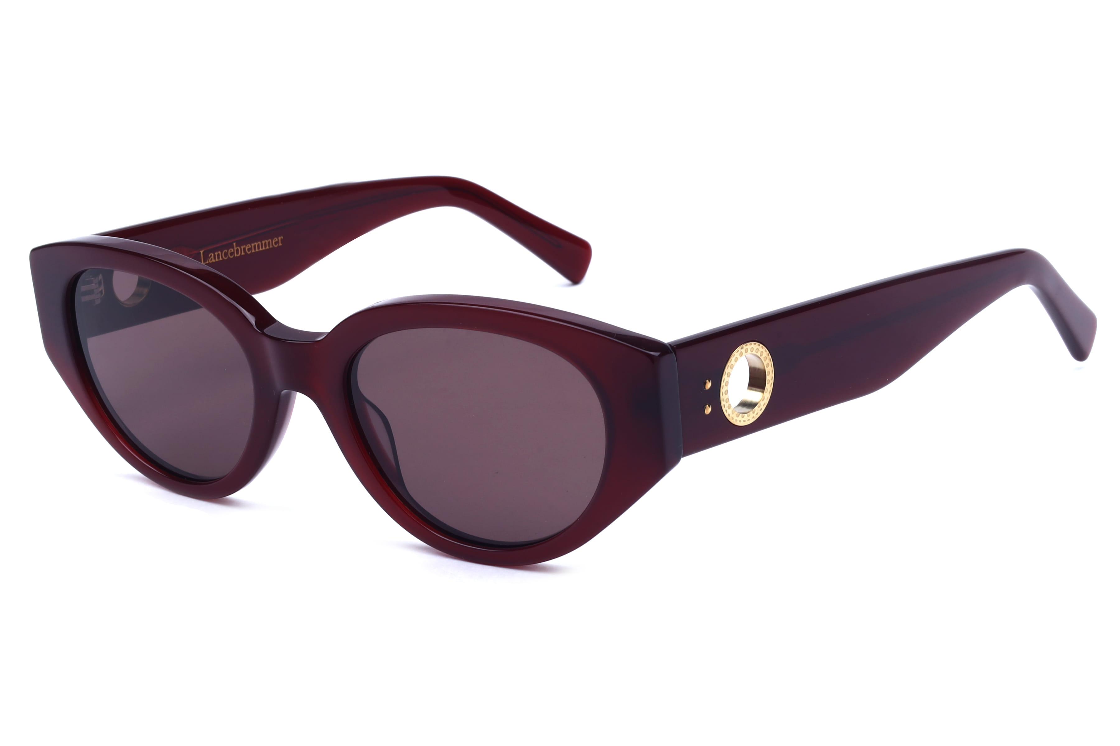 Lancebremmer LANCE BREMMER AT1235 C3 Sunglass — Maroon frame — view 1