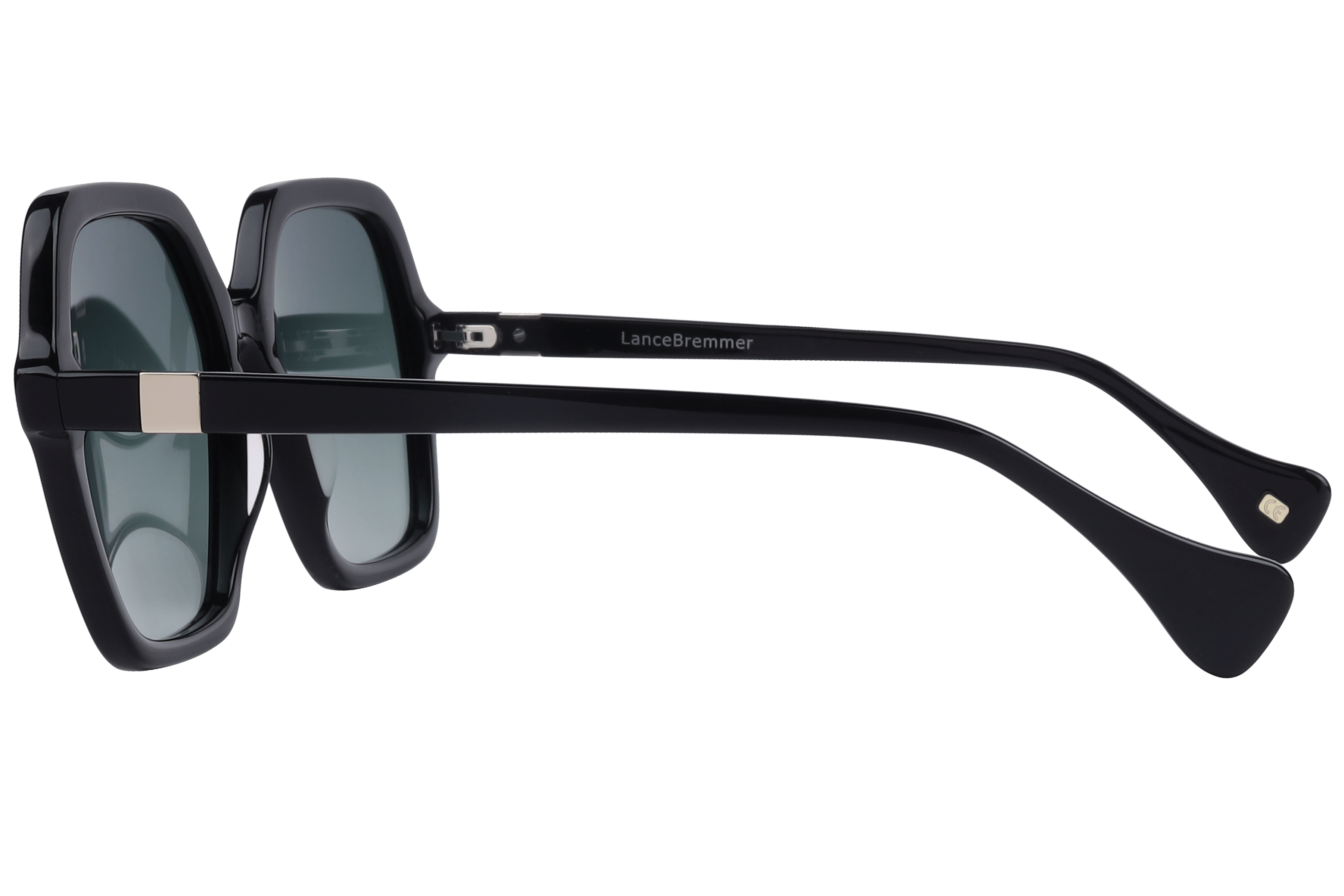 Lancebremmer AT8497 Sunglass Black Female Full Shell Sunglass — Black frame — view 3