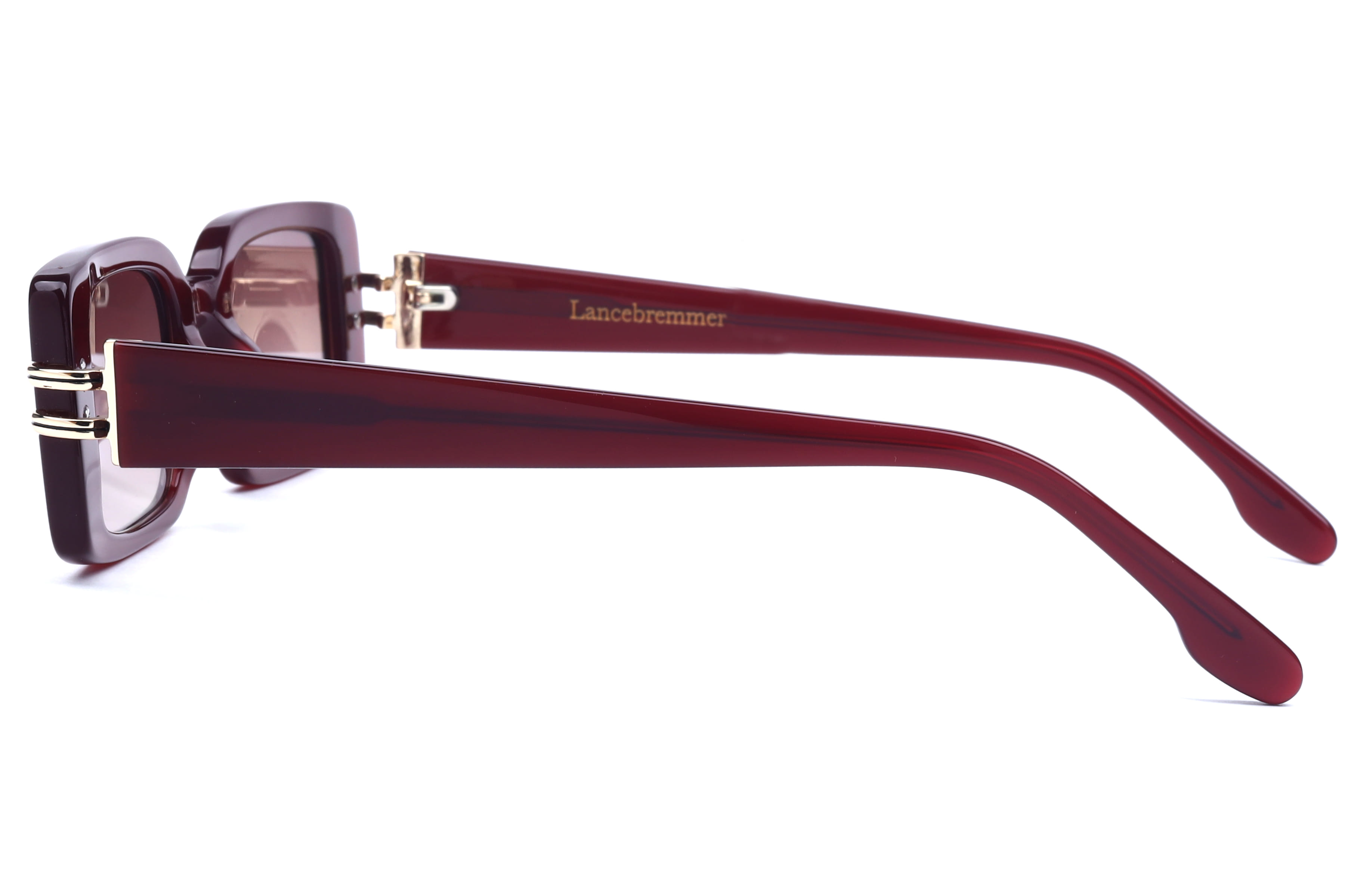 Lancebremmer LANCE BREMMER AT1156 C3 Sunglass — Maroon frame — view 2