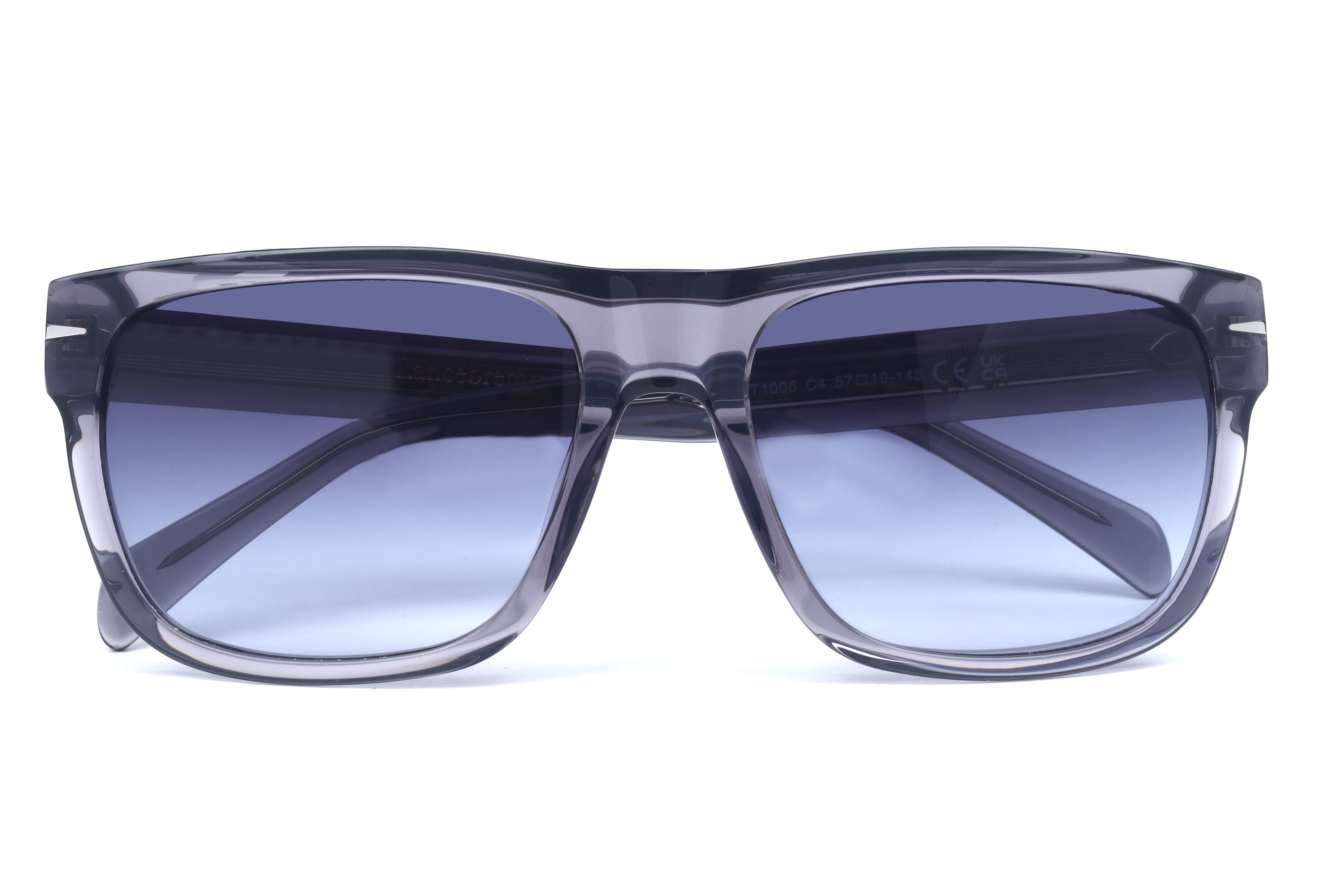 Lancebremmer LANCE BREMMER AT1005 C4 Sunglass — Transparent Grey frame — view 3