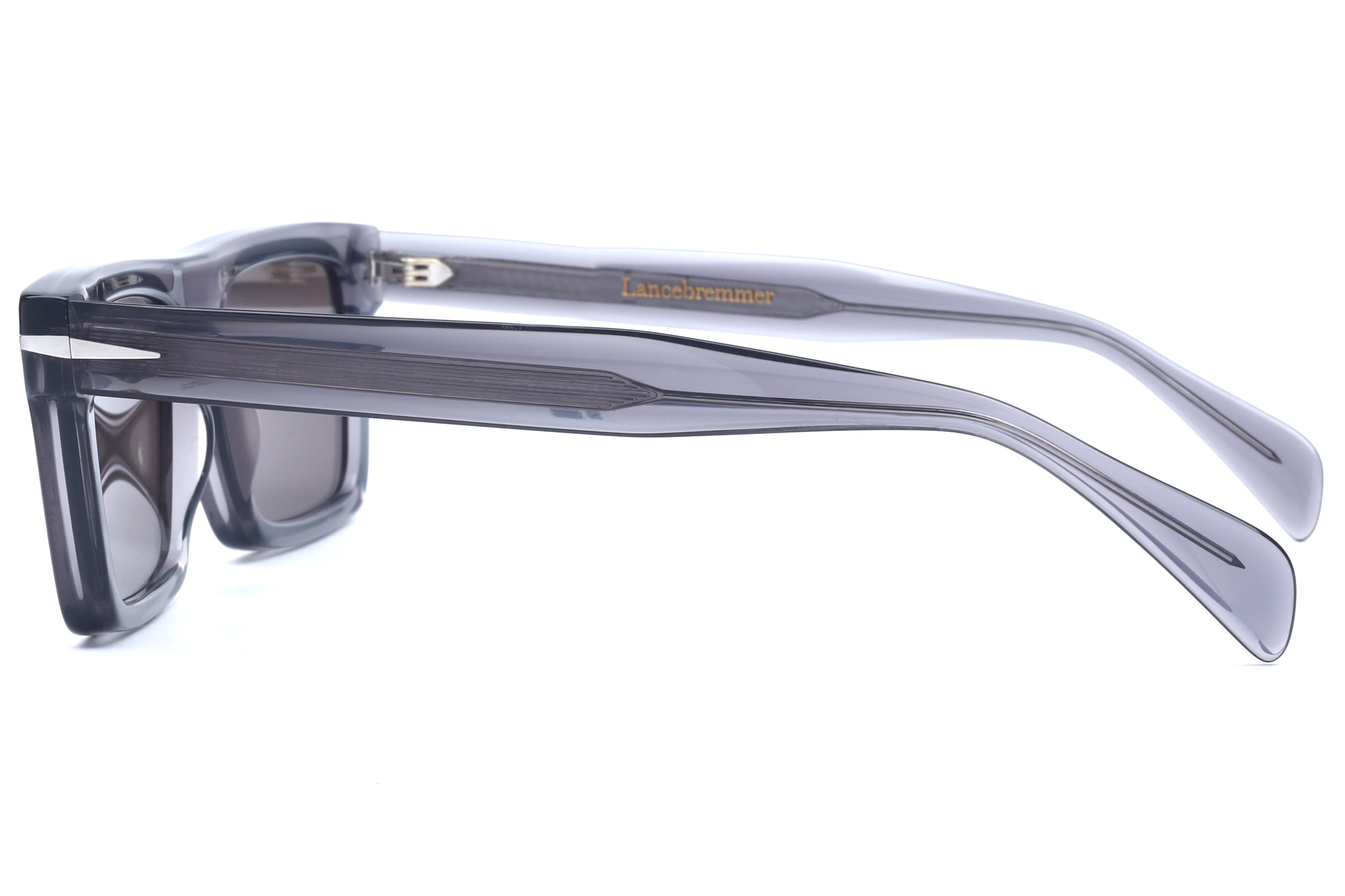 Lancebremmer LANCE BREMMER AT1002 C4 Sunglass — Transparent Grey frame — view 3