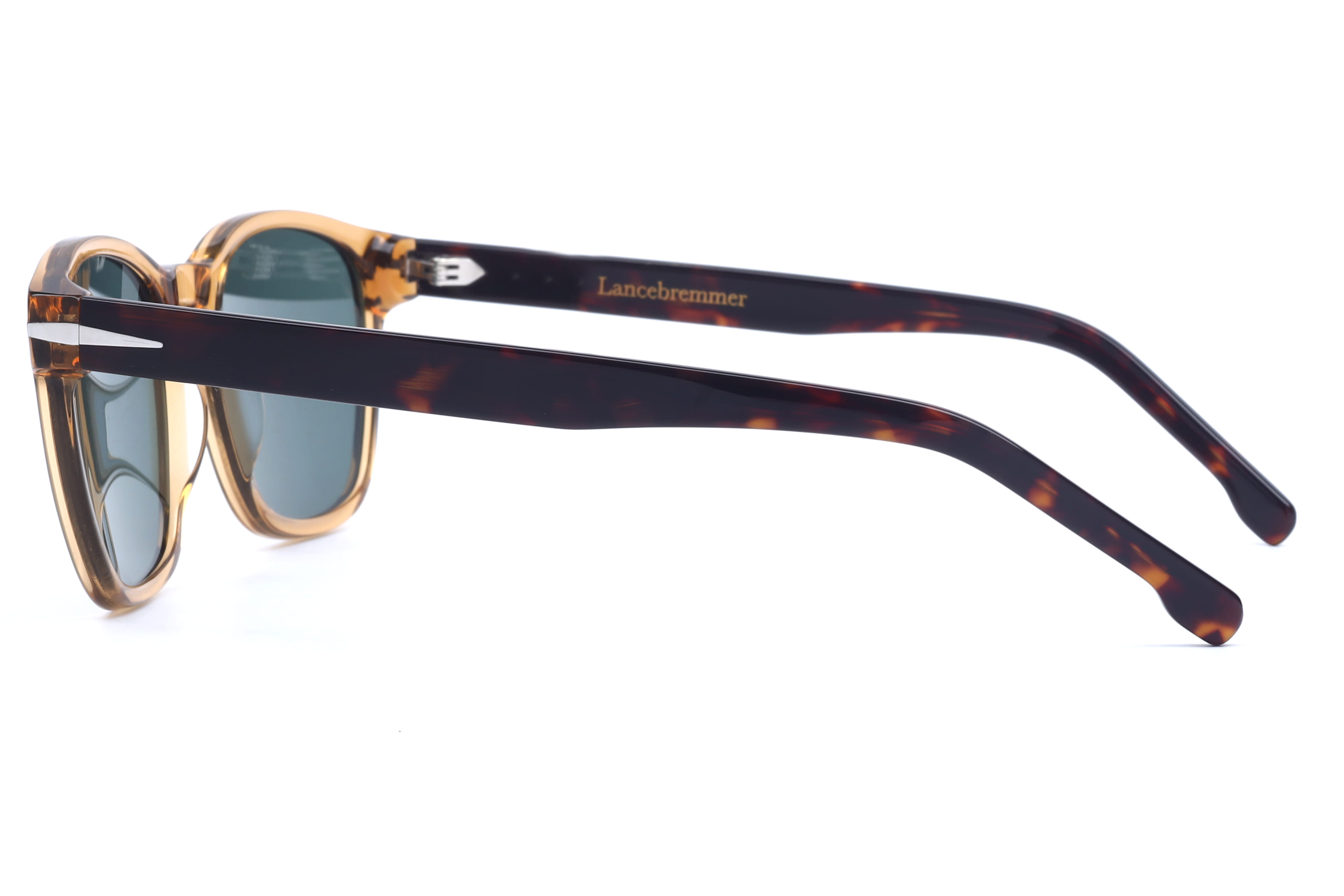 Lancebremmer LANCE BREMMER AT1007 C4 Sunglass — Transparent Brown frame — view 3