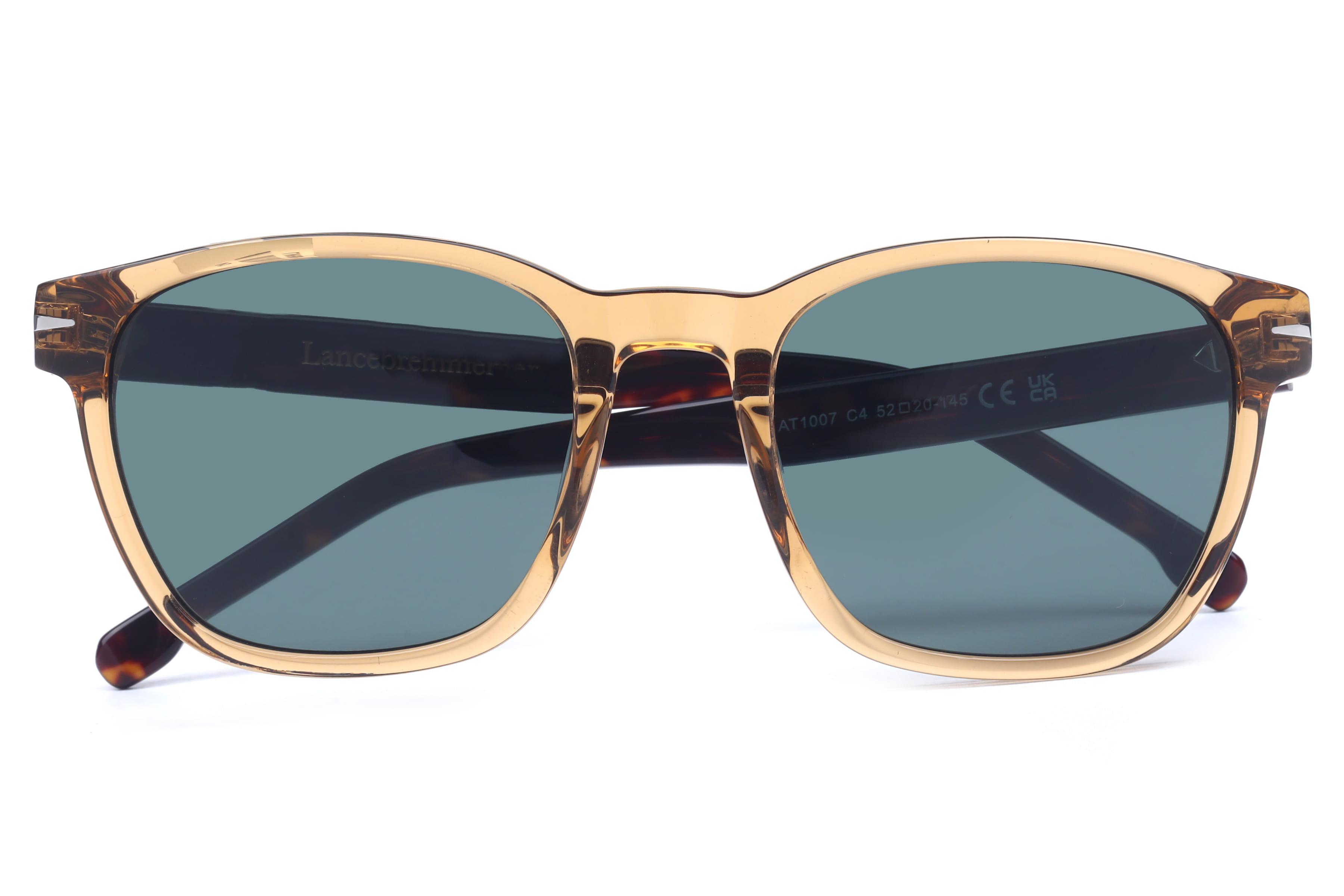 Lancebremmer LANCE BREMMER AT1007 C4 Sunglass — Transparent Brown frame — view 4
