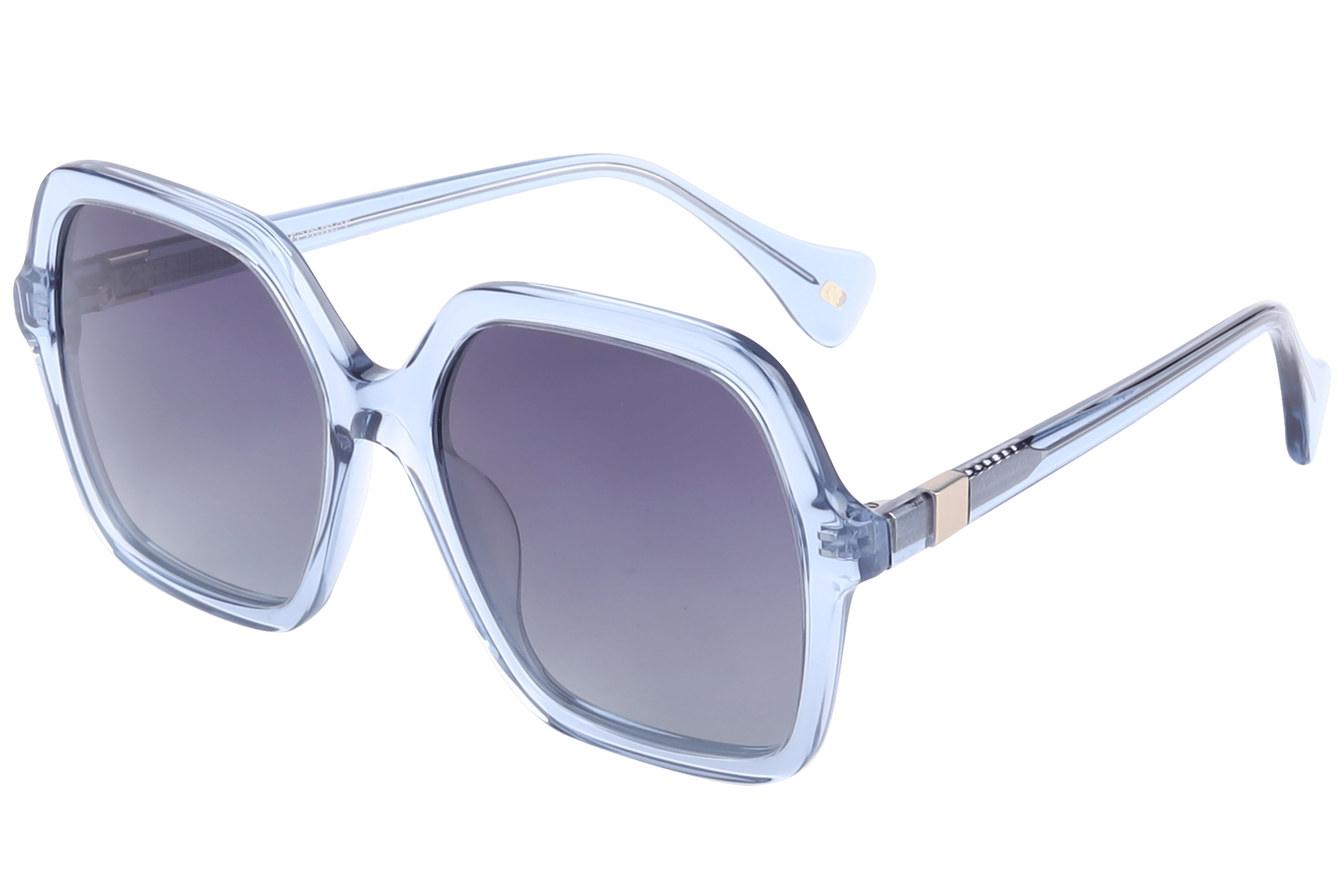 Lancebremmer AT8497 Sunglass Blue Female Full Shell — Blue frame