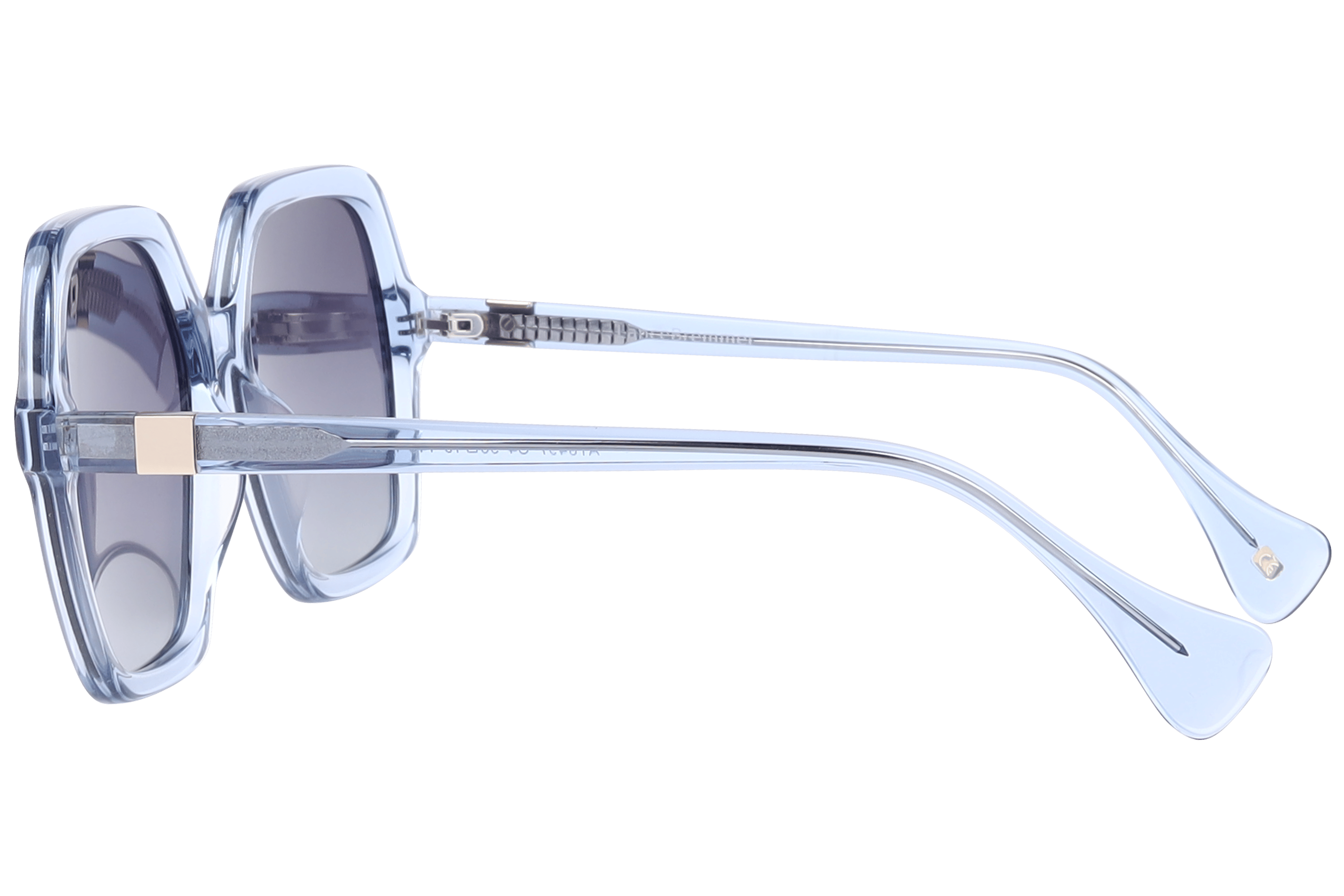 Lancebremmer AT8497 Sunglass Blue Female Full Shell Sunglass — Blue frame — view 3