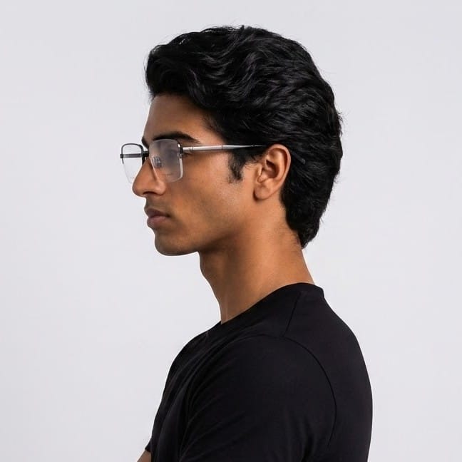 LANCE BREMMER BDIP8040 C2 TITANIUM Frame — Gun Metal frame — view 2