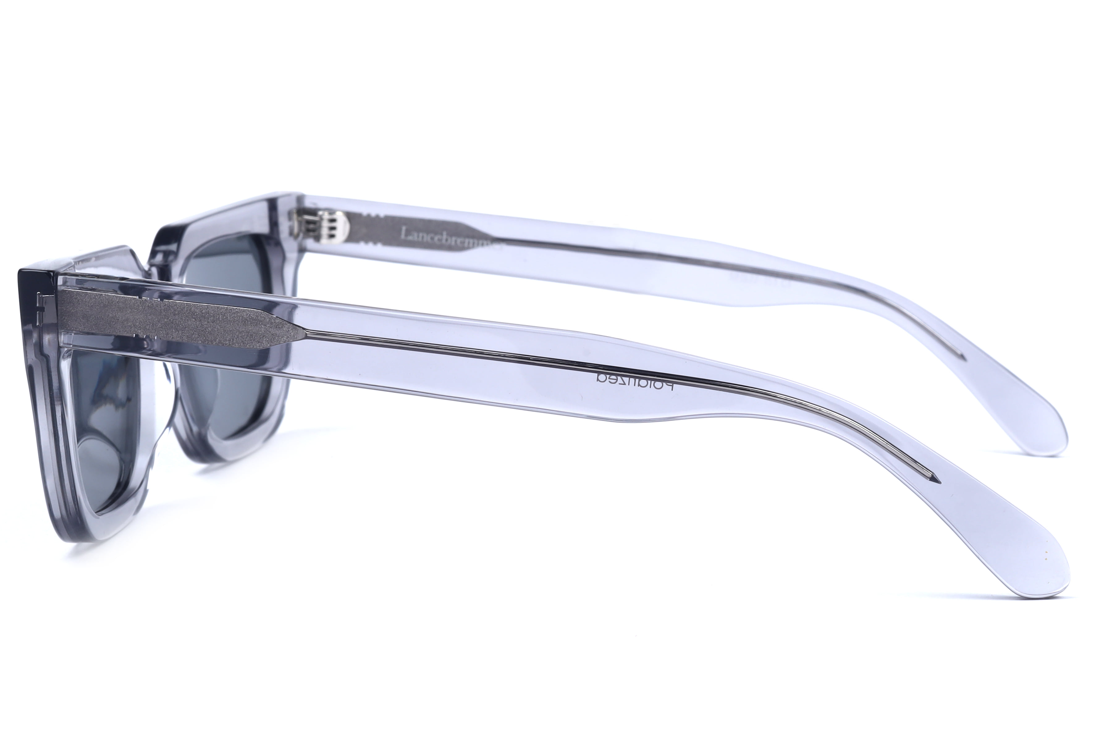 LANCEBREMMER S0226SS C1 Sunglass — Transparent Grey frame — view 3