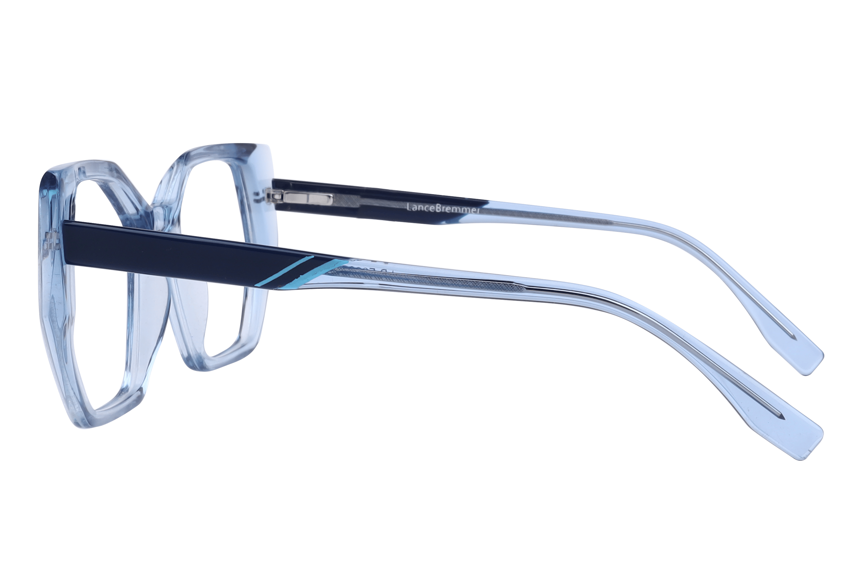 Lancebremmer F2007 Frame Blue Female Full Shell Frame — Blue frame — view 3