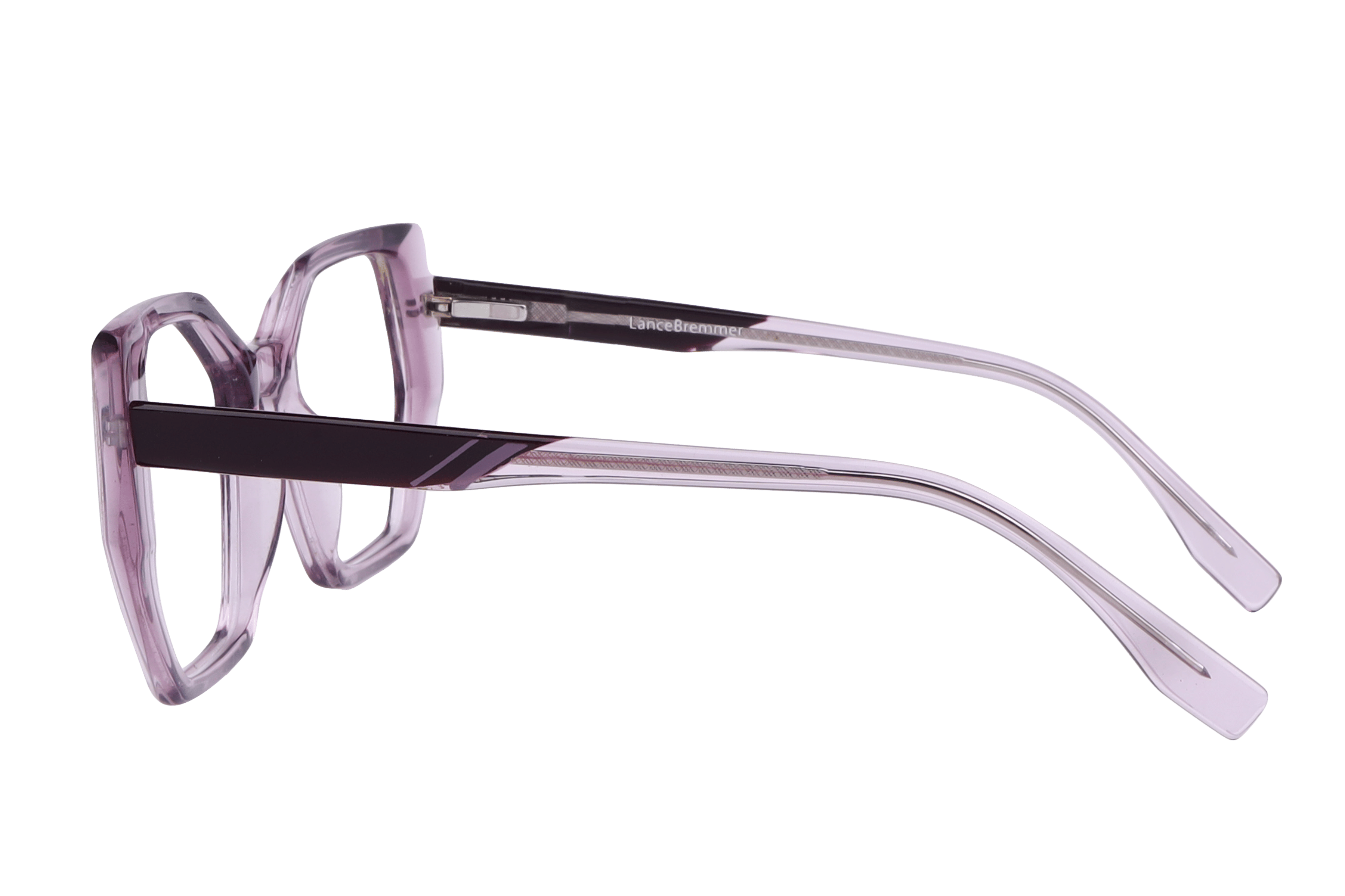 Lancebremmer F2007 Frame Violet Female Full Shell Frame — Violet frame — view 3