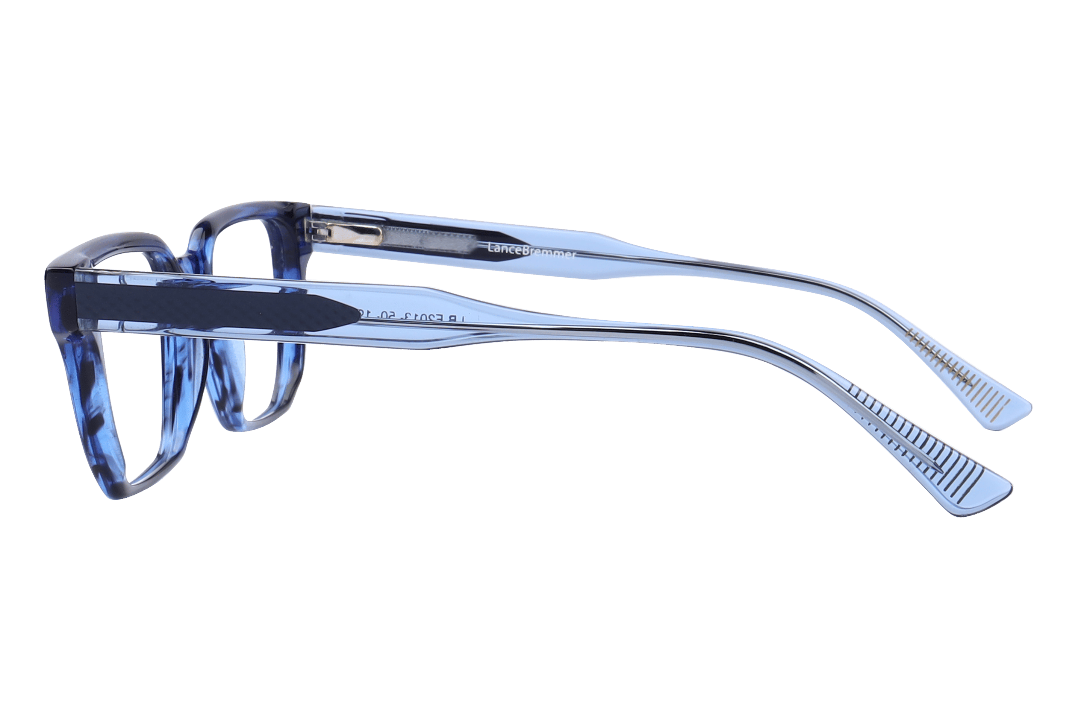 Lancebremmer F2013 Frame Transparent Blue Unisex Full Shell Frame — Transparent Blue frame — view 3