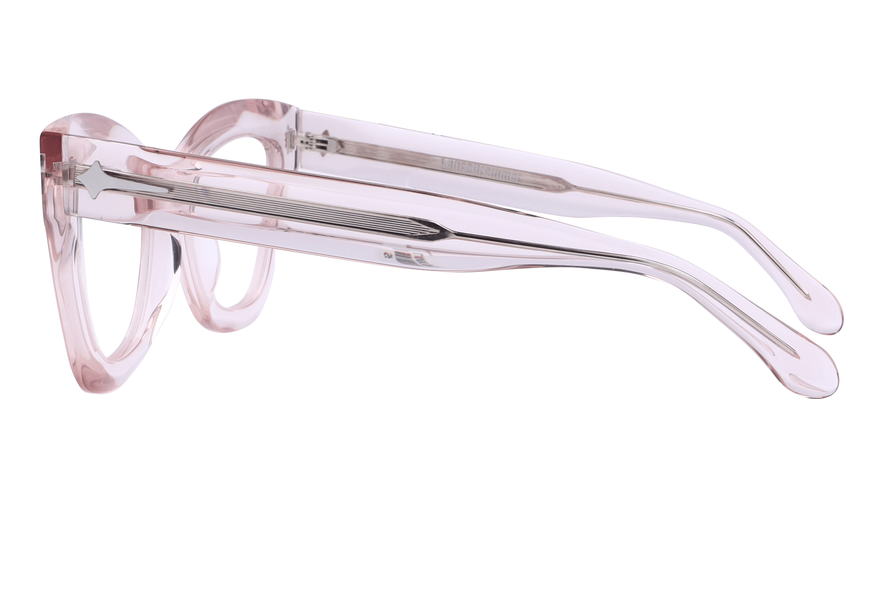 Lancebremmer ASR2001 Frame Transparent Pink Female Full Shel Frame — Transparent Pink frame — view 3