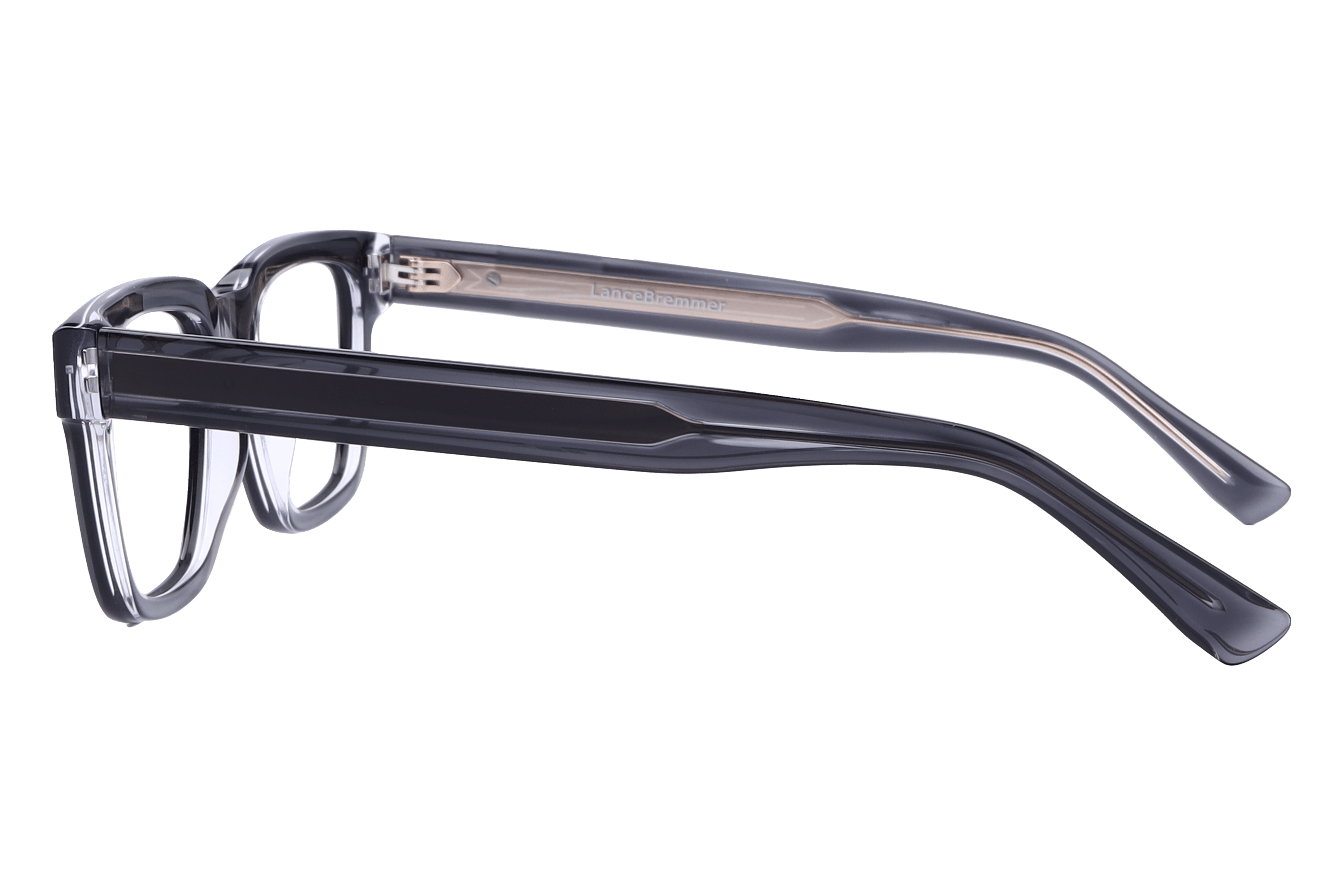 Lancebremmer ASR2003 Frame Transparent Grey Male Full Shell Frame — view 3