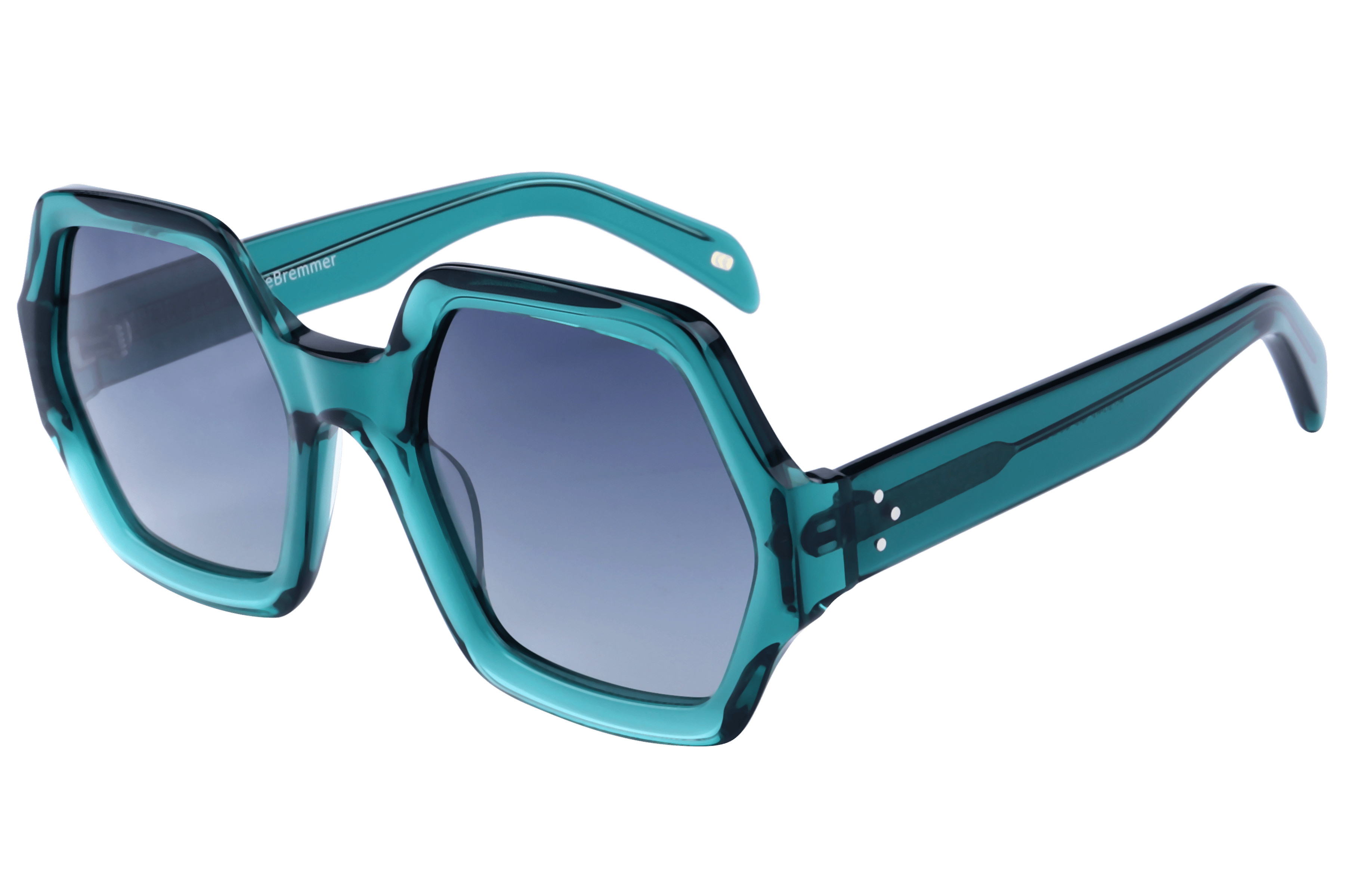 Lancebremmer AT8540 Sunglass Transparent Green Female Full S — Transparent Green frame