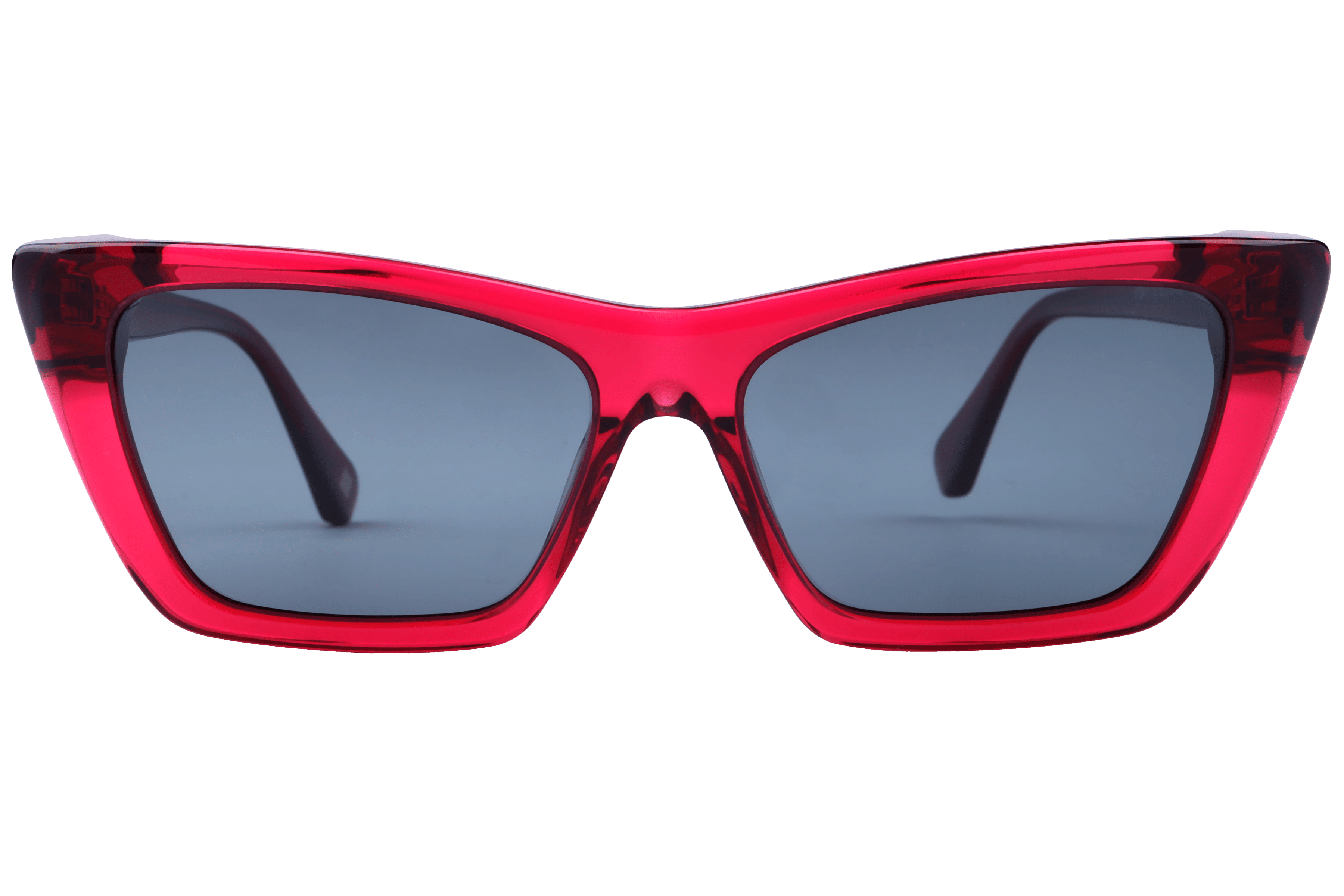 Lancebremmer AT8419 Sunglass Transparent Violet Female Full Sunglass — Transparent Violet frame