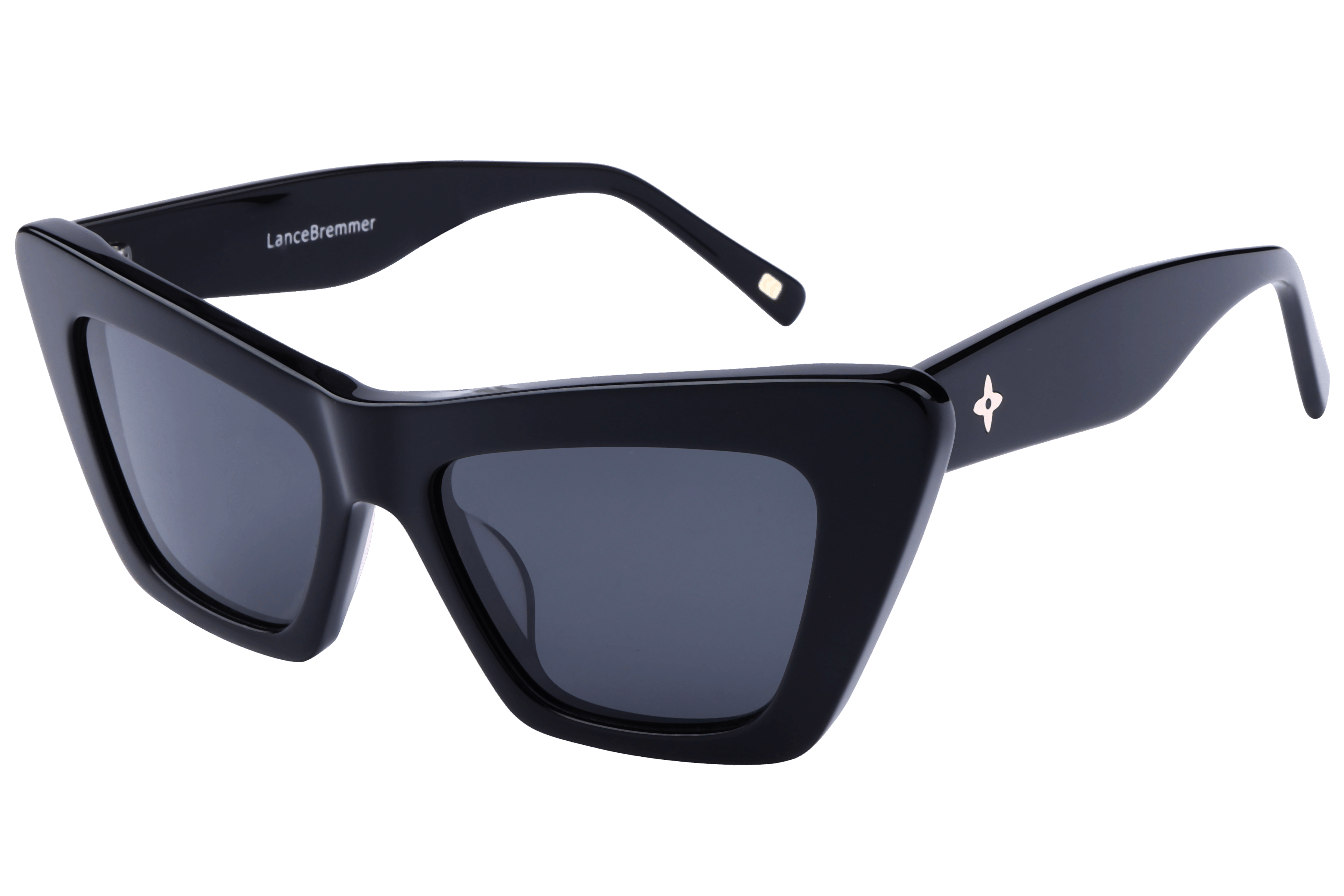 Lancebremmer AT8532 Sunglass Black Female Full Shell Sunglass — Black frame — alternate view