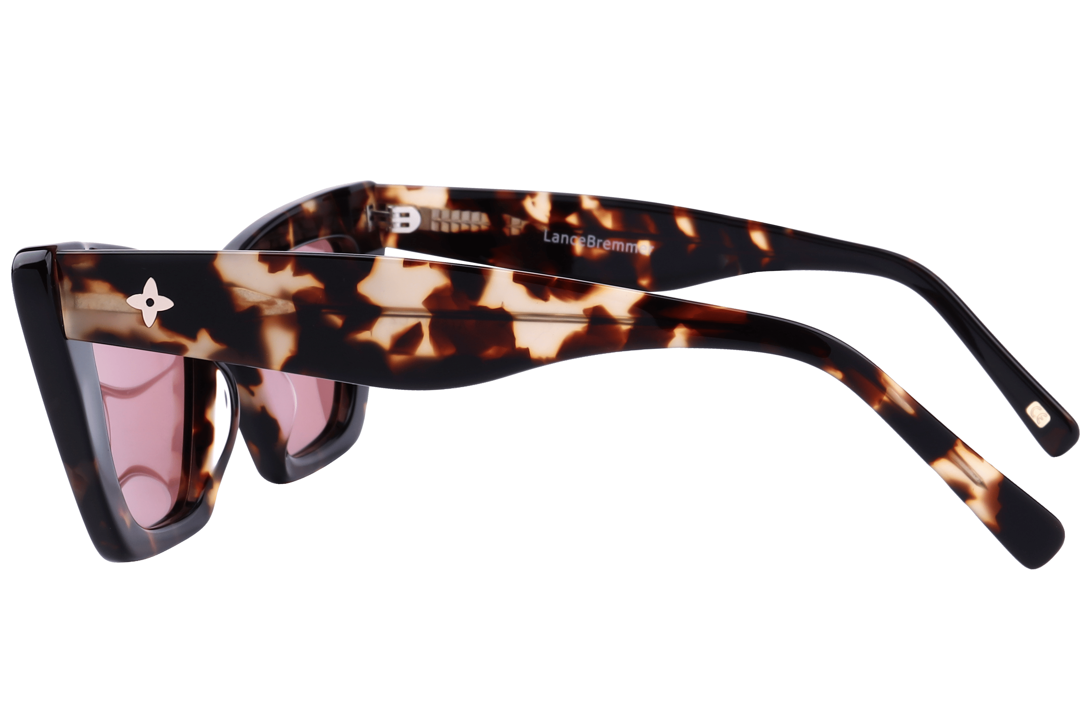Lancebremmer AT8532 Sunglass Havana Female Full Shell Sunglass — Havana frame — view 3