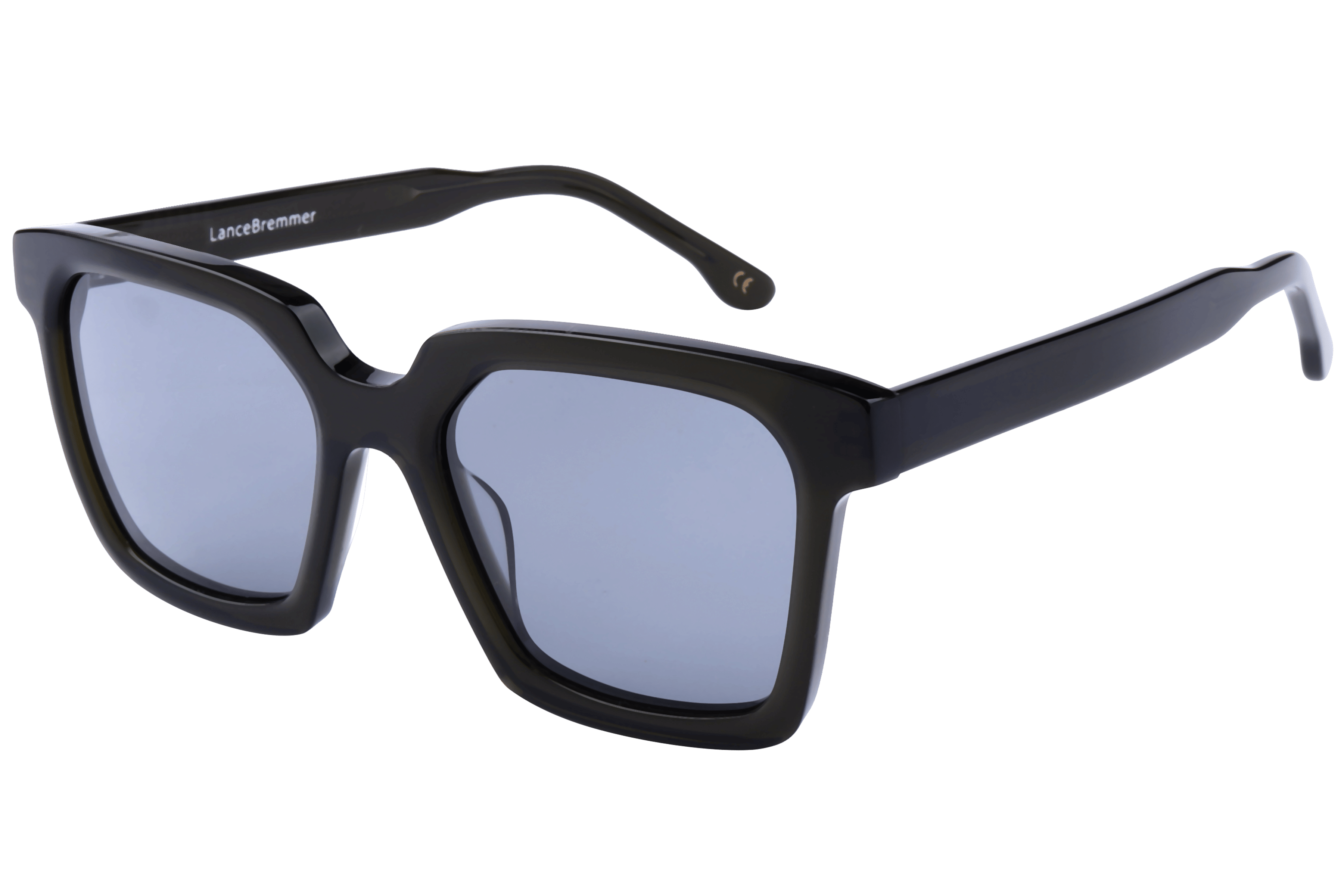 Lancebremmer AS6408 Sunglass Olive Male Full Shell Sunglass — Olive frame — alternate view