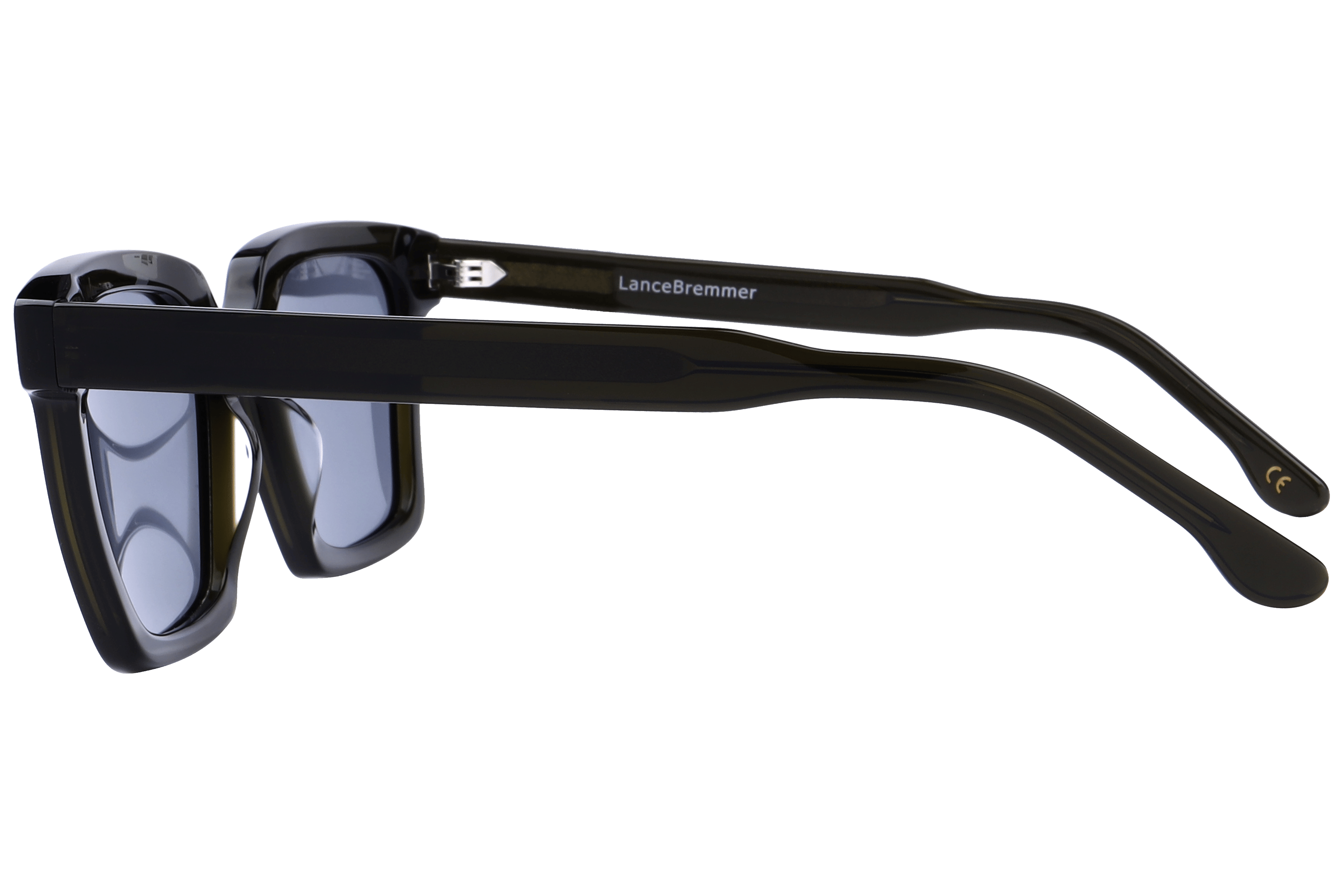 Lancebremmer AS6408 Sunglass Olive Male Full Shell Sunglass — Olive frame — view 3