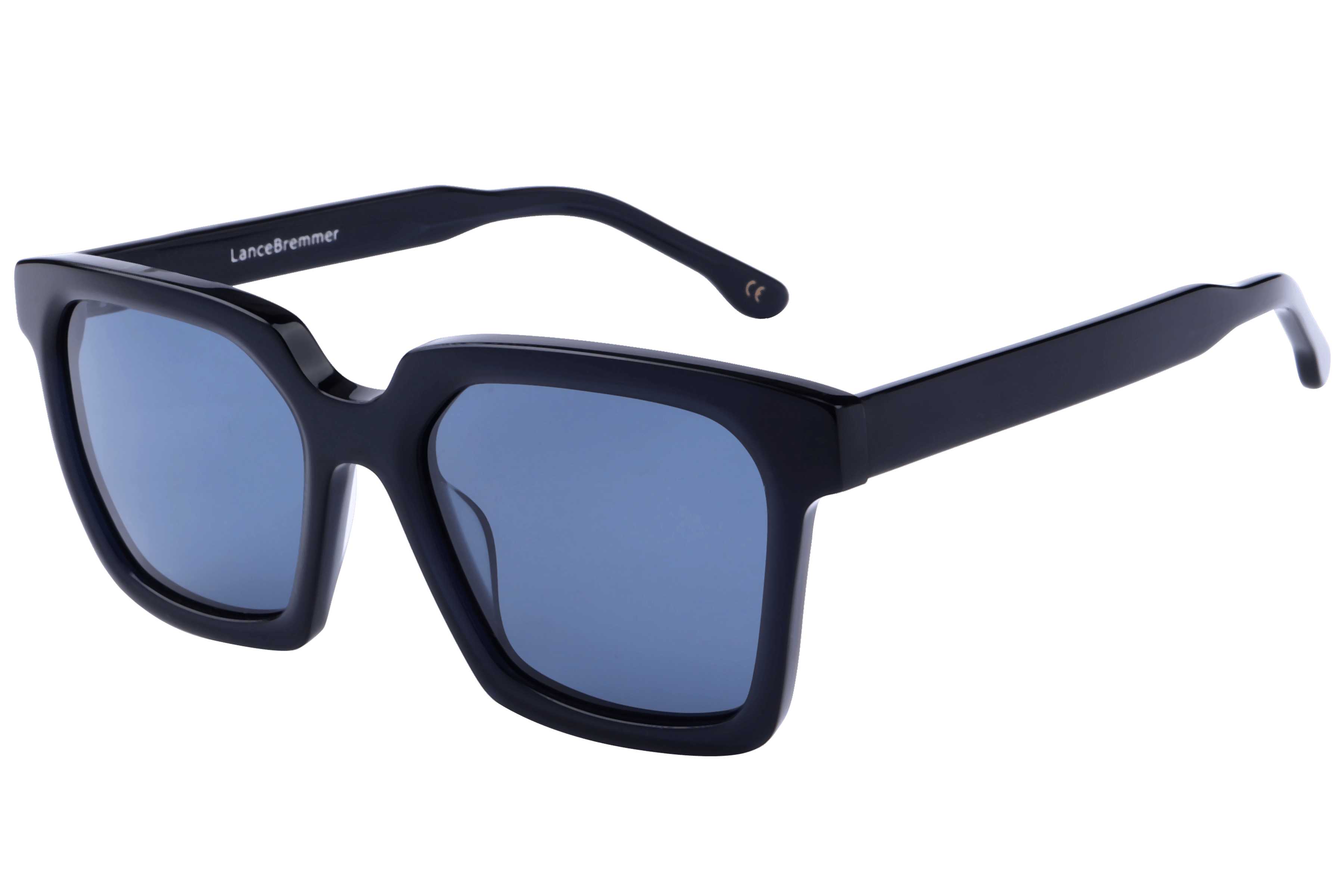 Lancebremmer AS6408 Sunglass Blue Male Full Shell Sunglass — Blue frame — alternate view