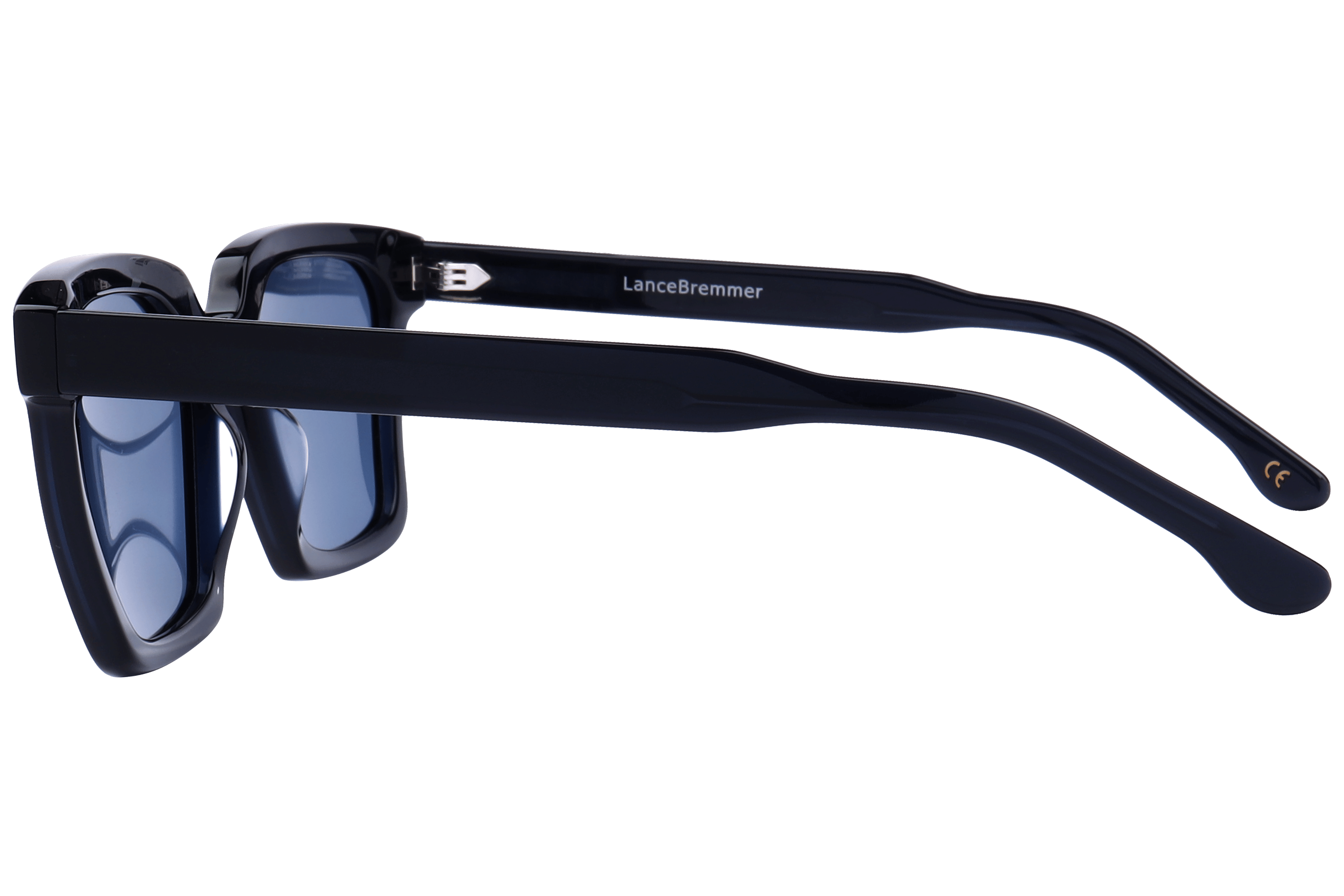 Lancebremmer AS6408 Sunglass Blue Male Full Shell Sunglass — Blue frame — view 3