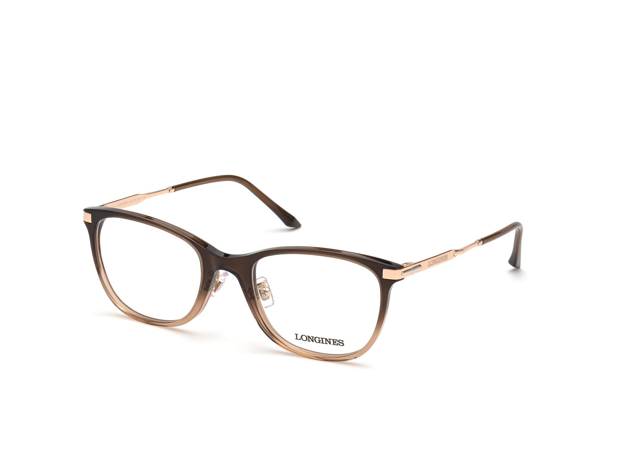 Longines LG5015-H Frame Brown Female Full Metal Frame — Brown frame — alternate view