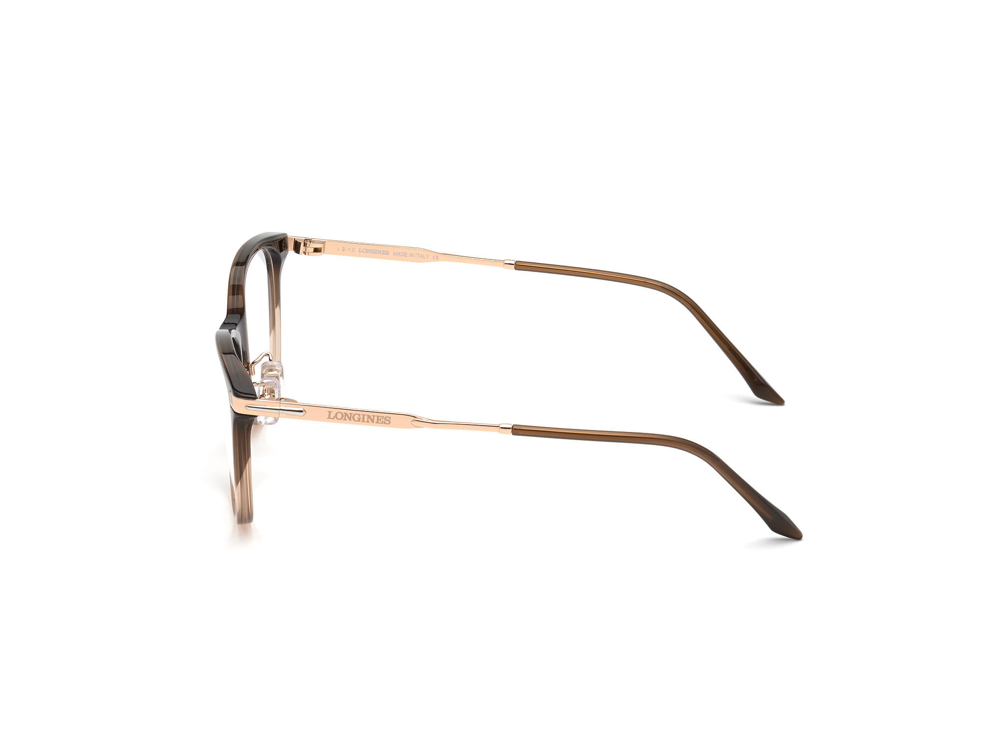 Longines LG5015-H Frame Brown Female Full Metal Frame — Brown frame — view 3
