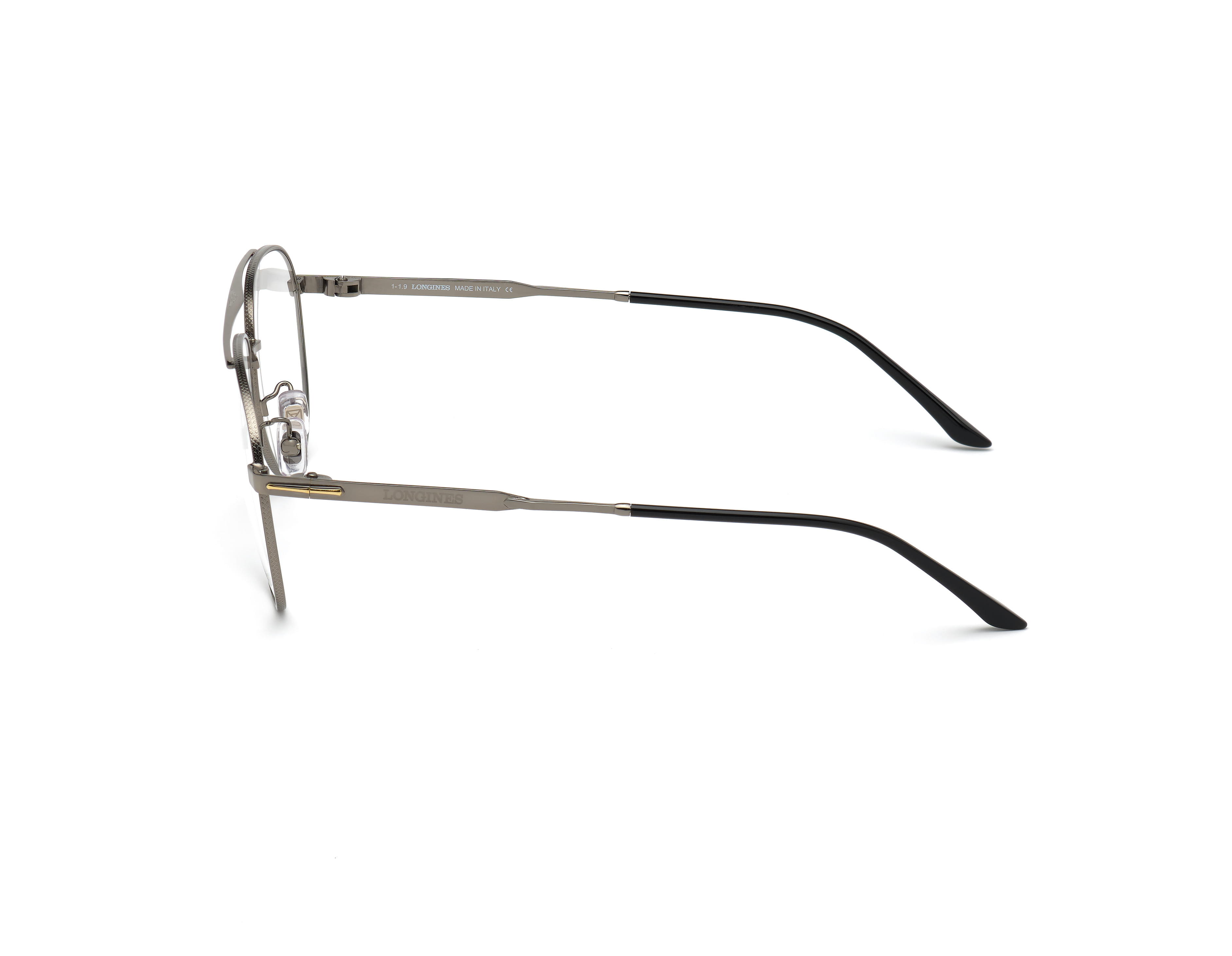 Longines LG5003-H Frame Grey Male Full Metal Frame — Grey frame — view 3