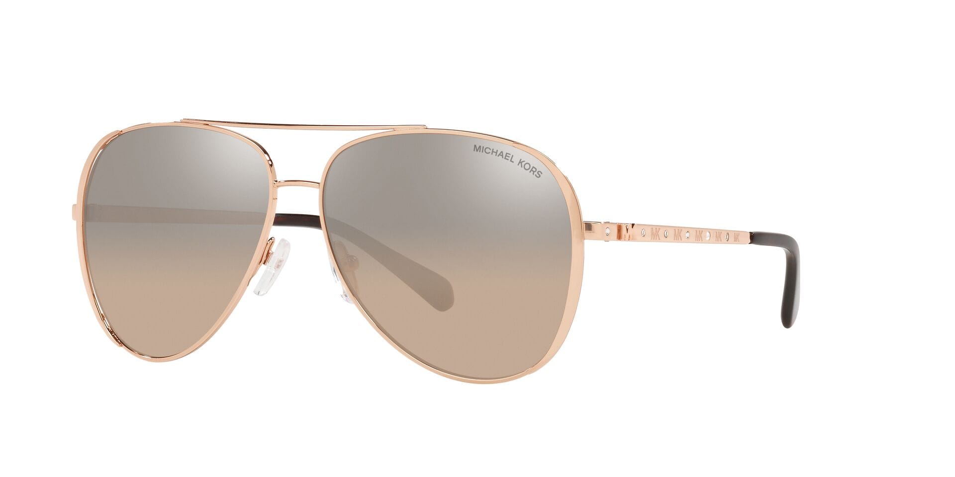 Michael Kors 0MK1101B Sunglass Rose Gold Female Full Metal Sunglass — Rose Gold frame — alternate view