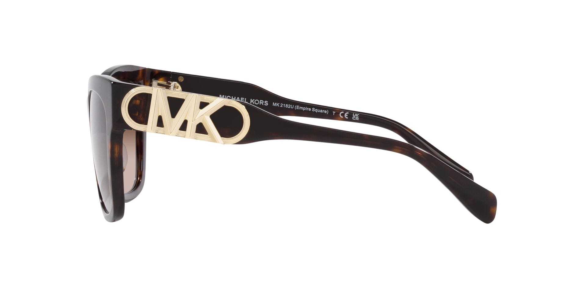 Michael Kors 0MK2182U Sunglass Havana Female Full Shell Sunglass — Havana frame — view 3