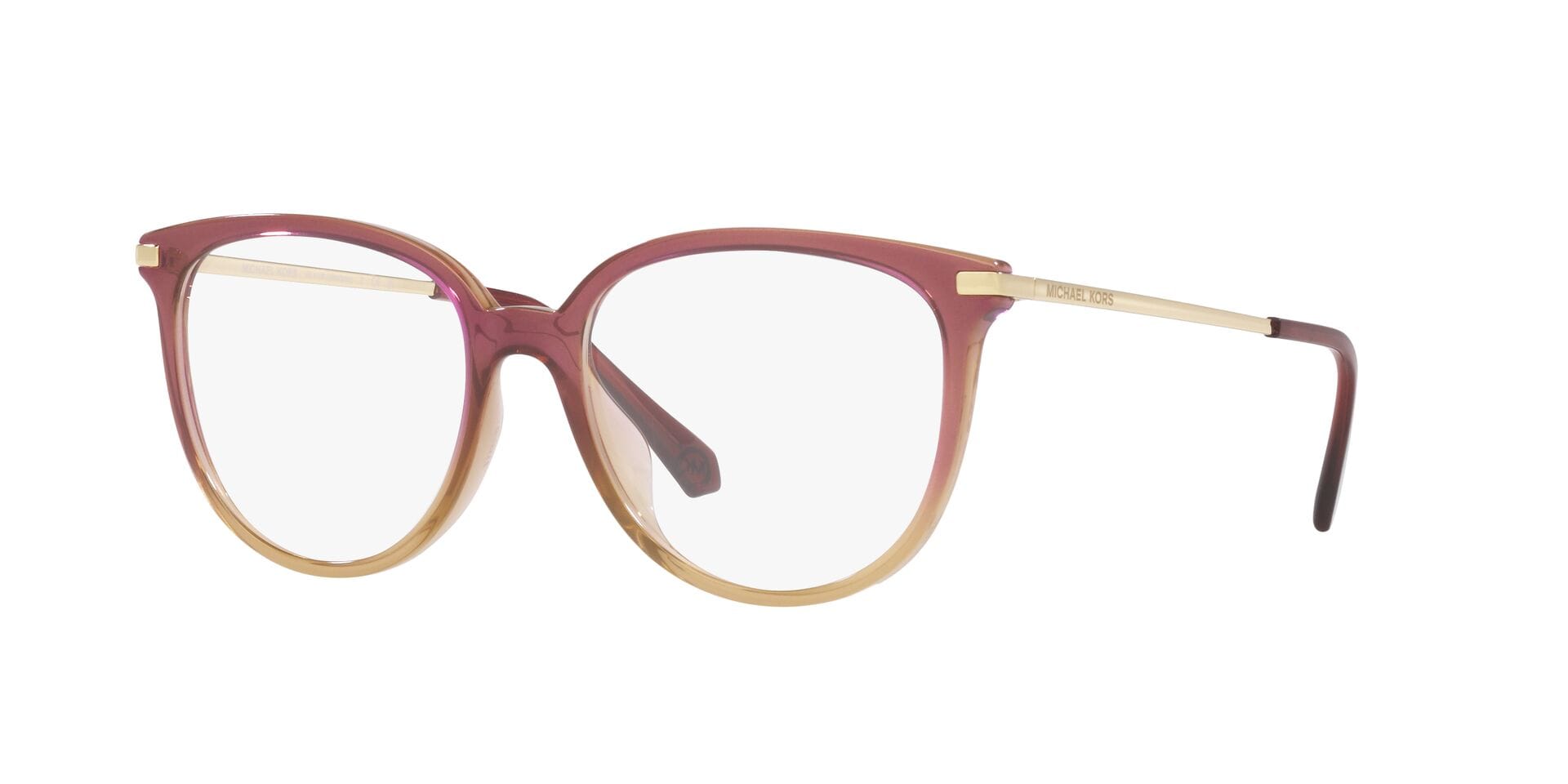 Michael Kors 0MK4106U Frame Transparent Brown Female Full Me Frame — Transparent Brown frame — alternate view