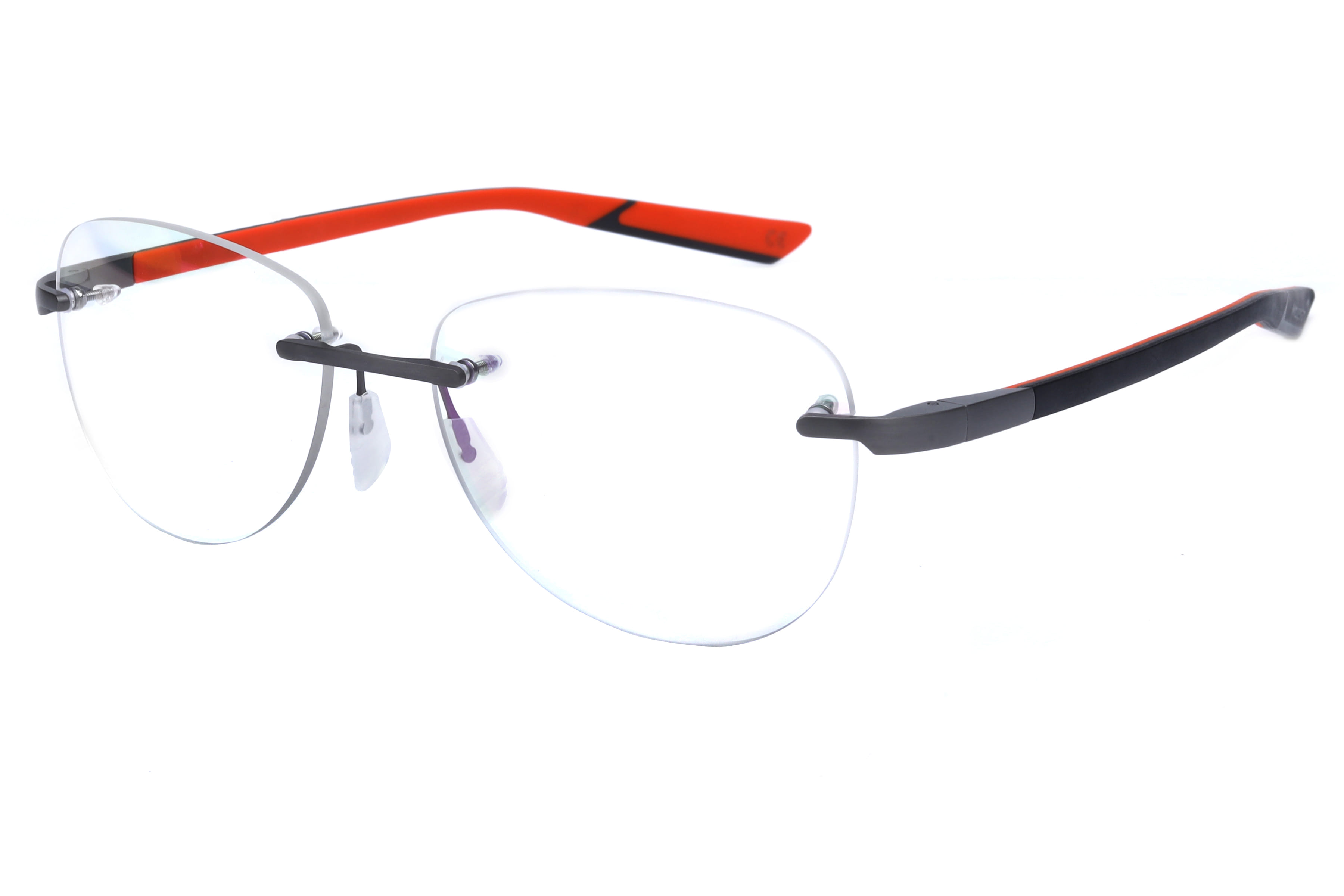 Mclaren MS-85O07 Frame Grey Male RimLess Rubber Frame — Grey frame-2