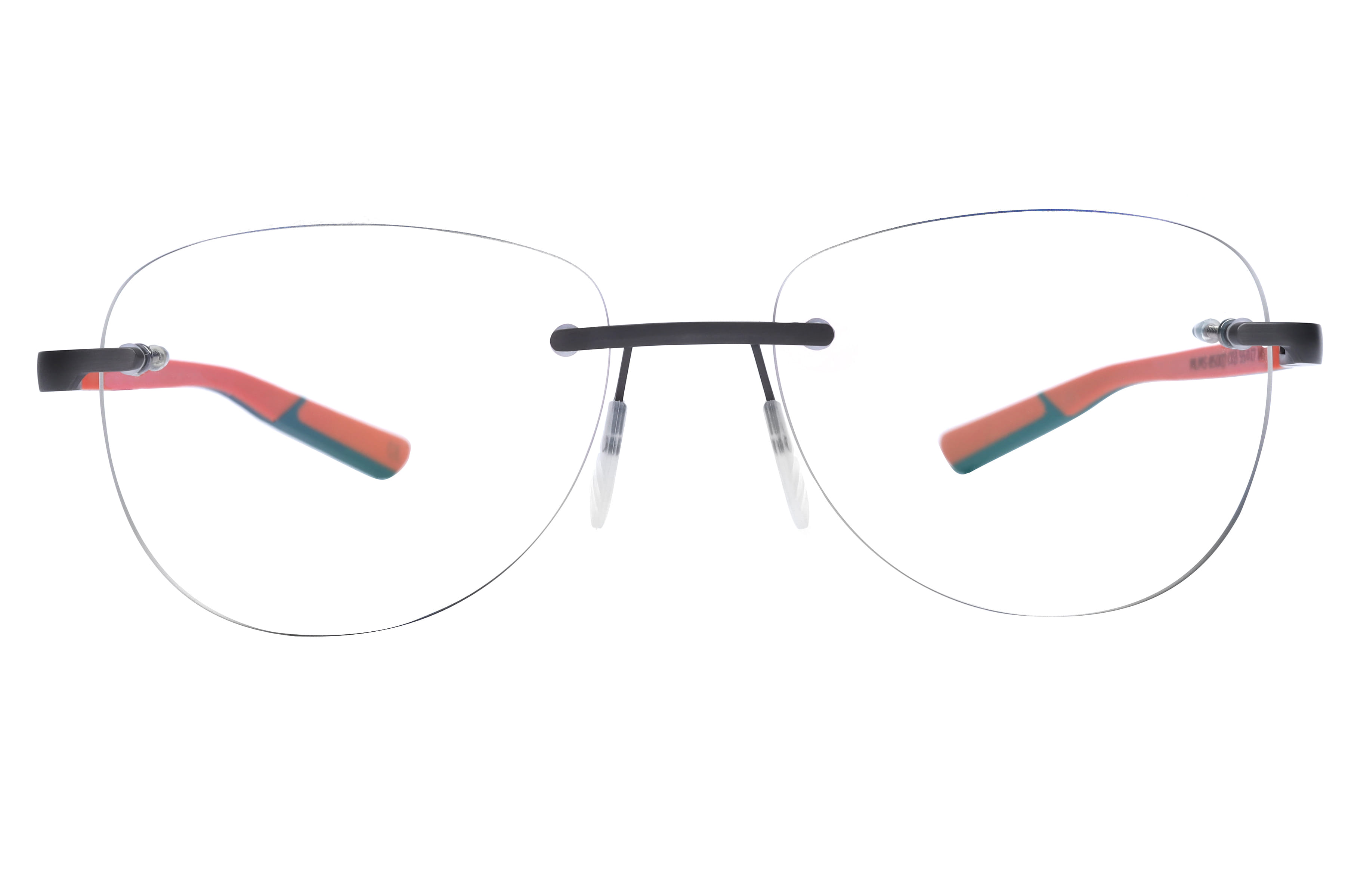 Mclaren MS-85O07 Frame Grey Male RimLess Rubber — Grey frame