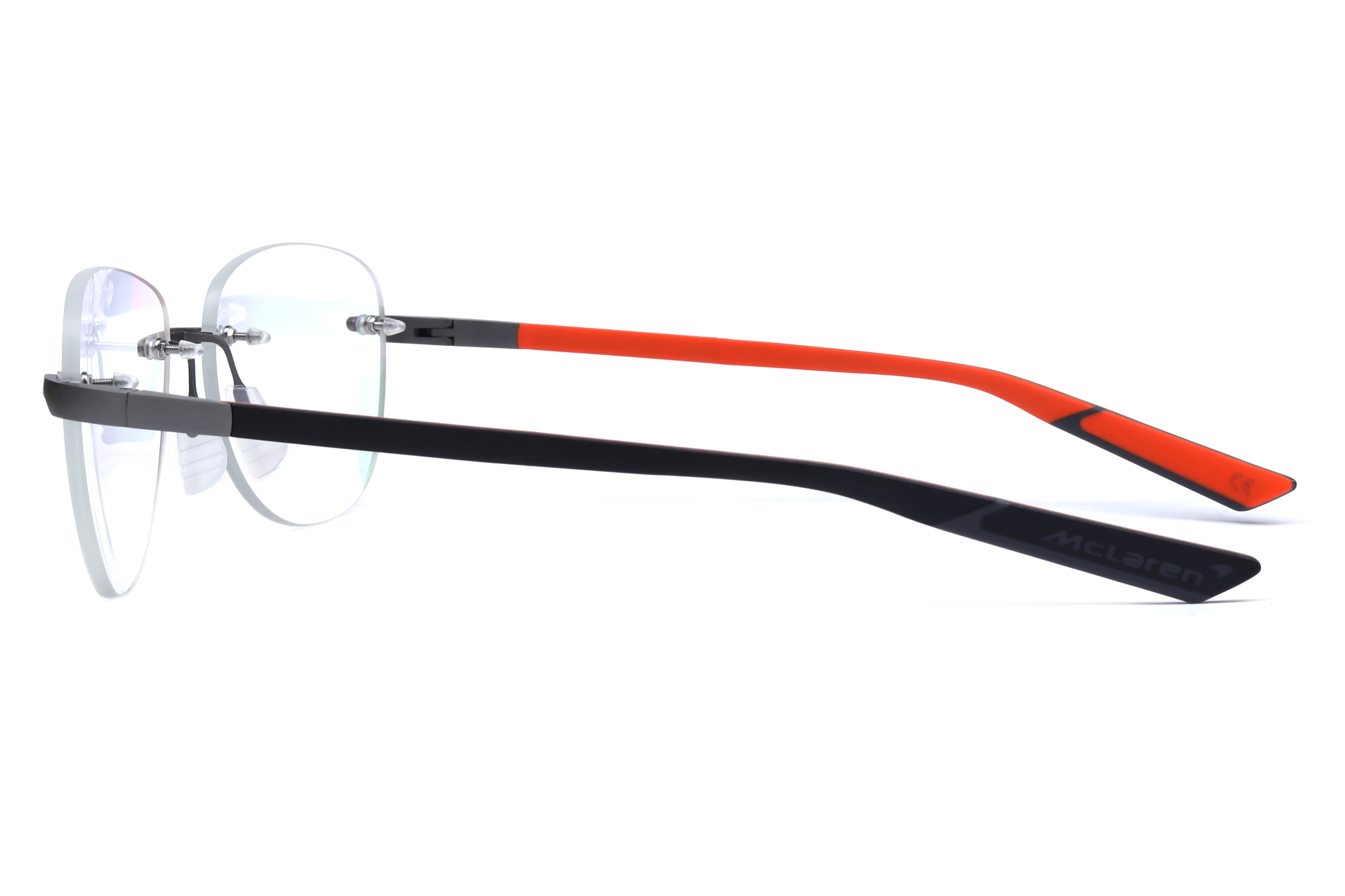 Mclaren MS-85O07 Frame Grey Male RimLess Rubber Frame — Grey frame-1