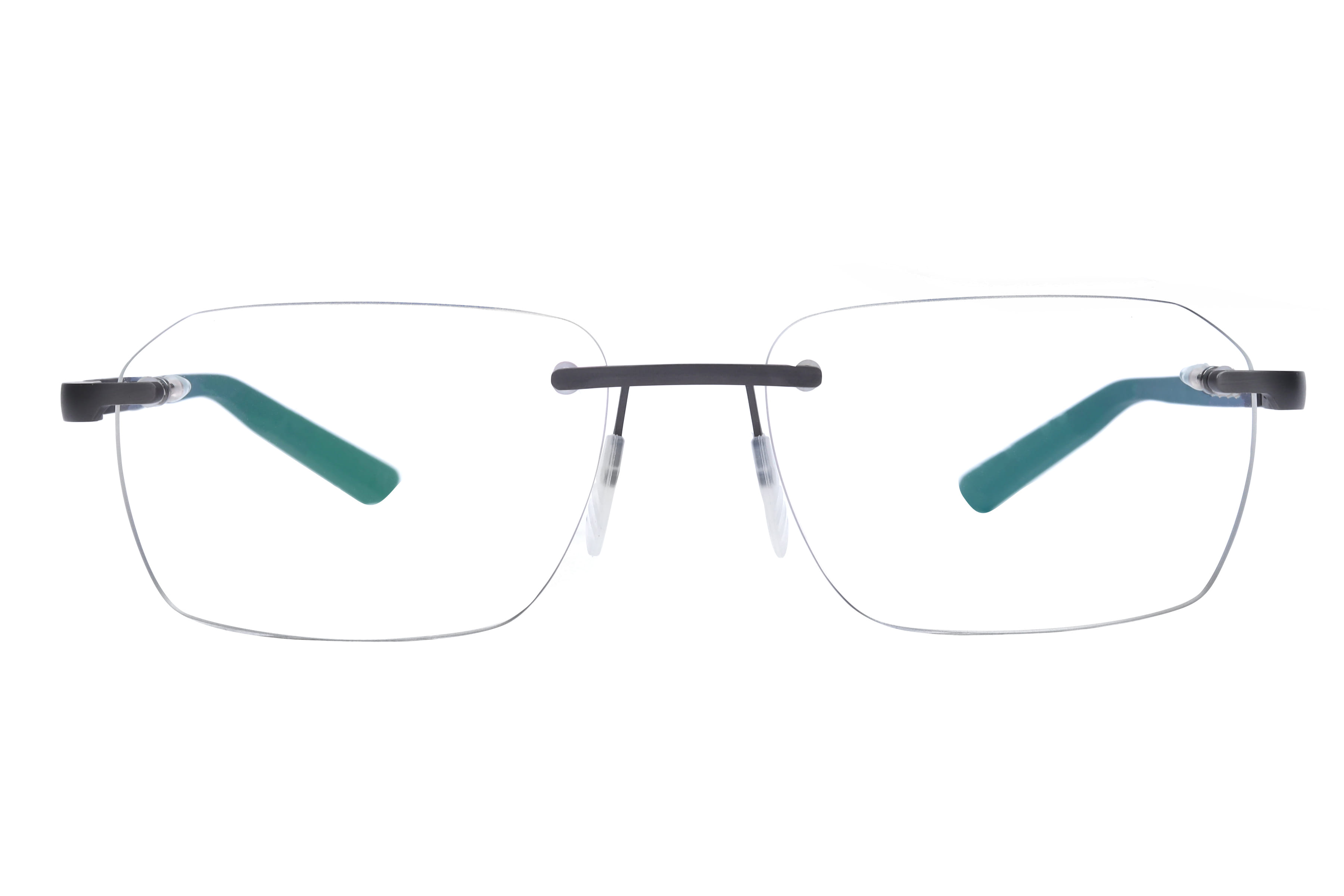 Mclaren MS-85O09 Frame Grey Male RimLess Rubber — Grey frame