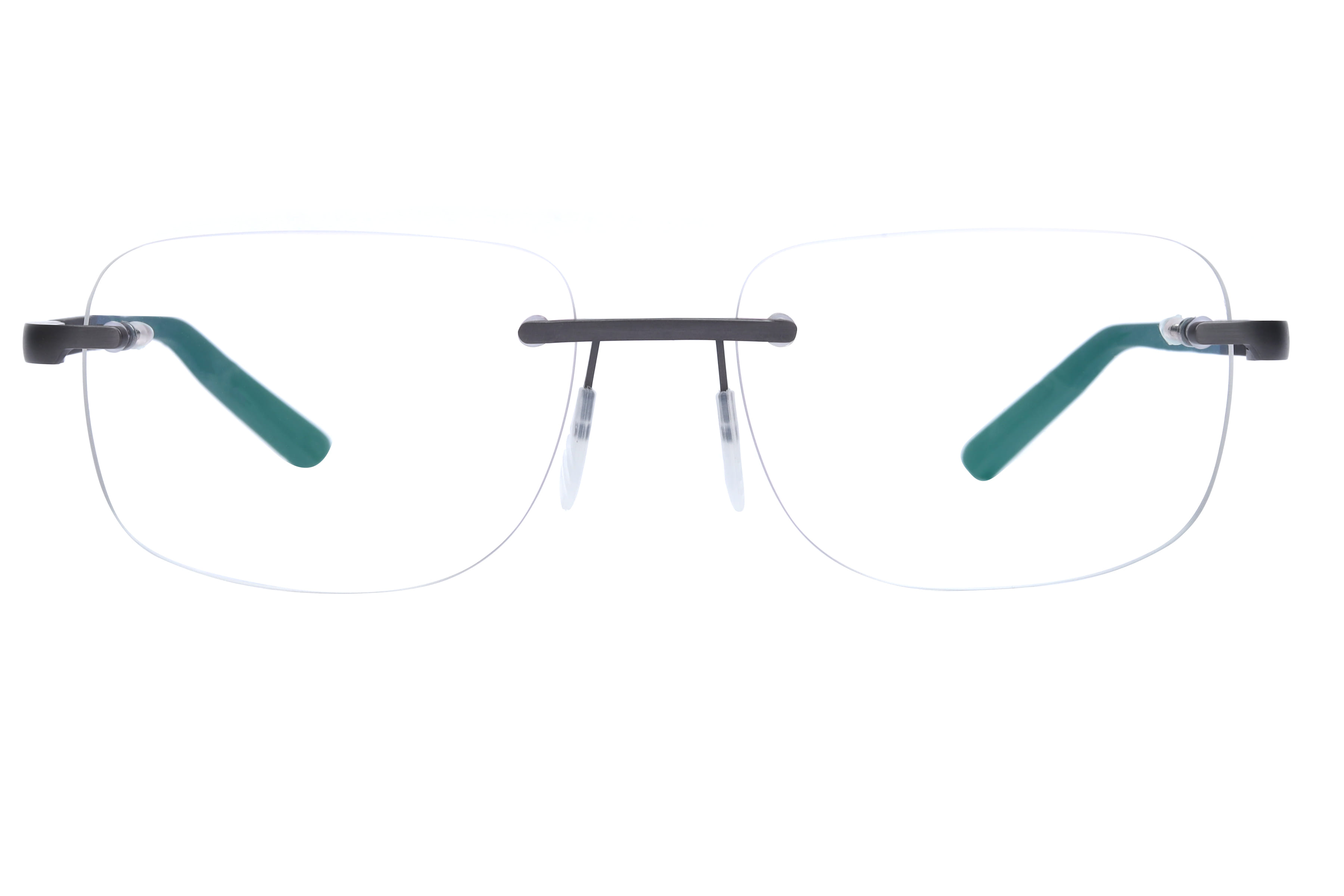 Mclaren MS-85O03 Frame Grey Male RimLess Rubber — Grey frame