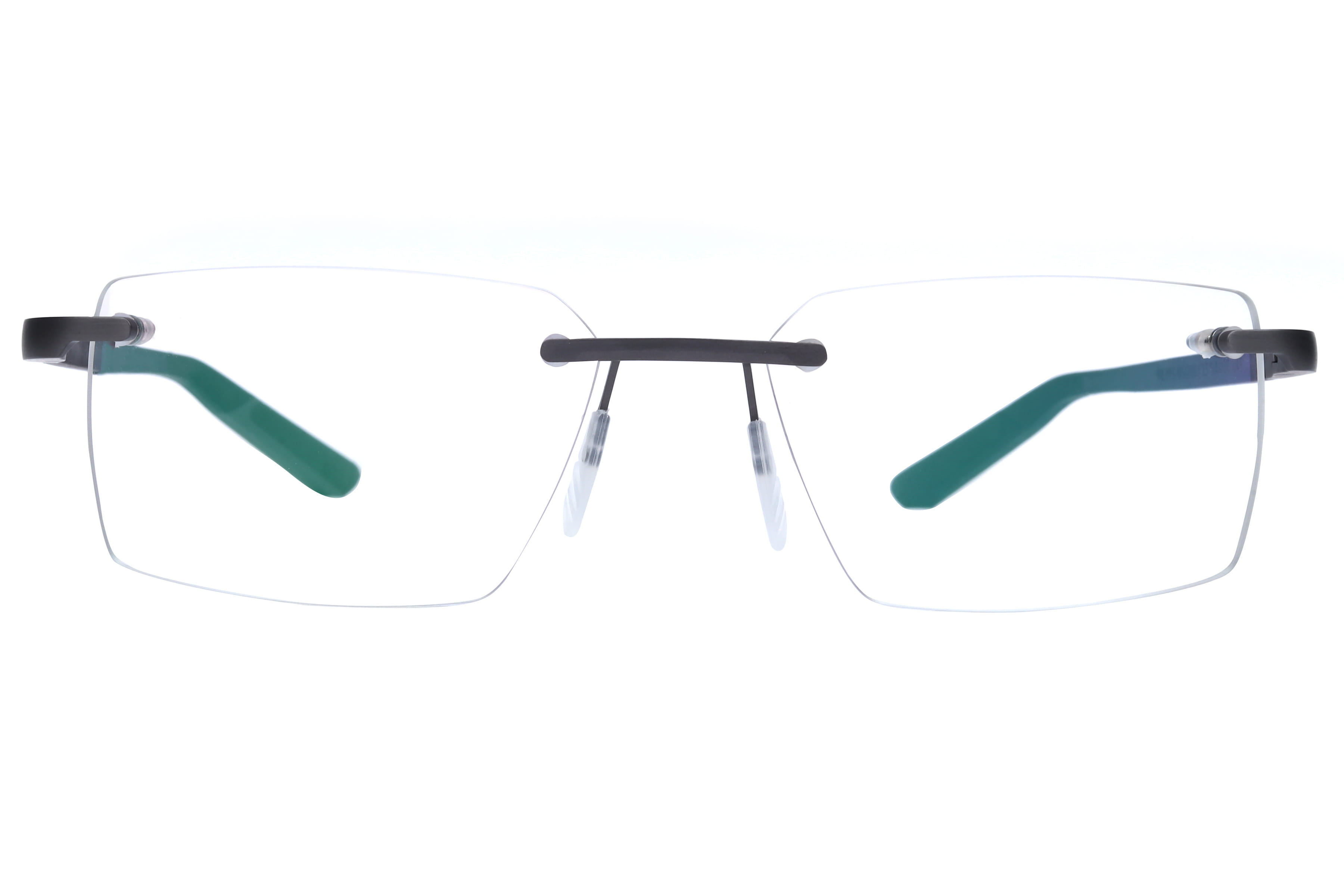 Mclaren MS-85O10 Frame Grey Male RimLess Rubber — Grey frame