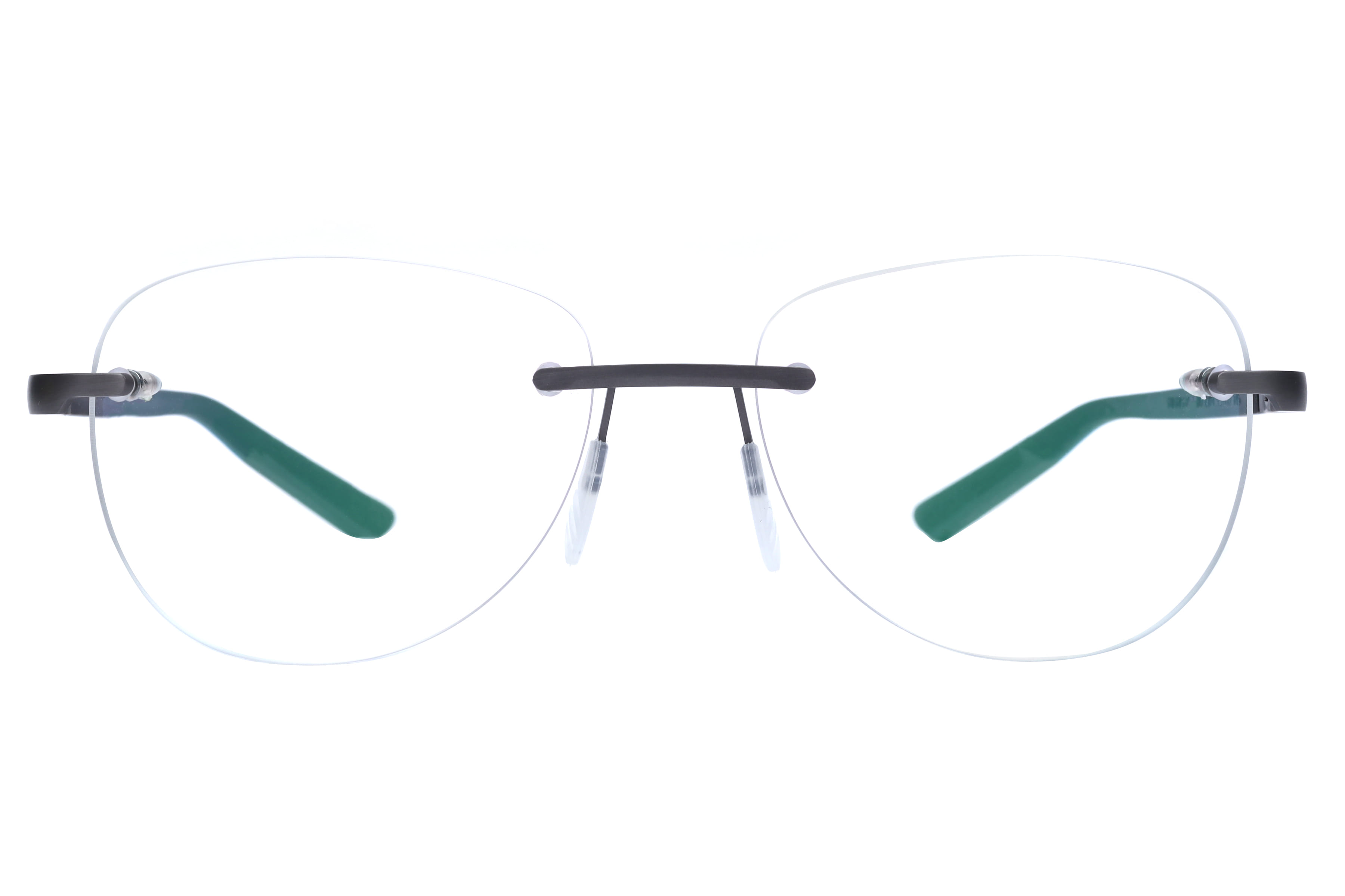 Mclaren MS-85O07 Frame Grey Male RimLess Rubber — Grey frame