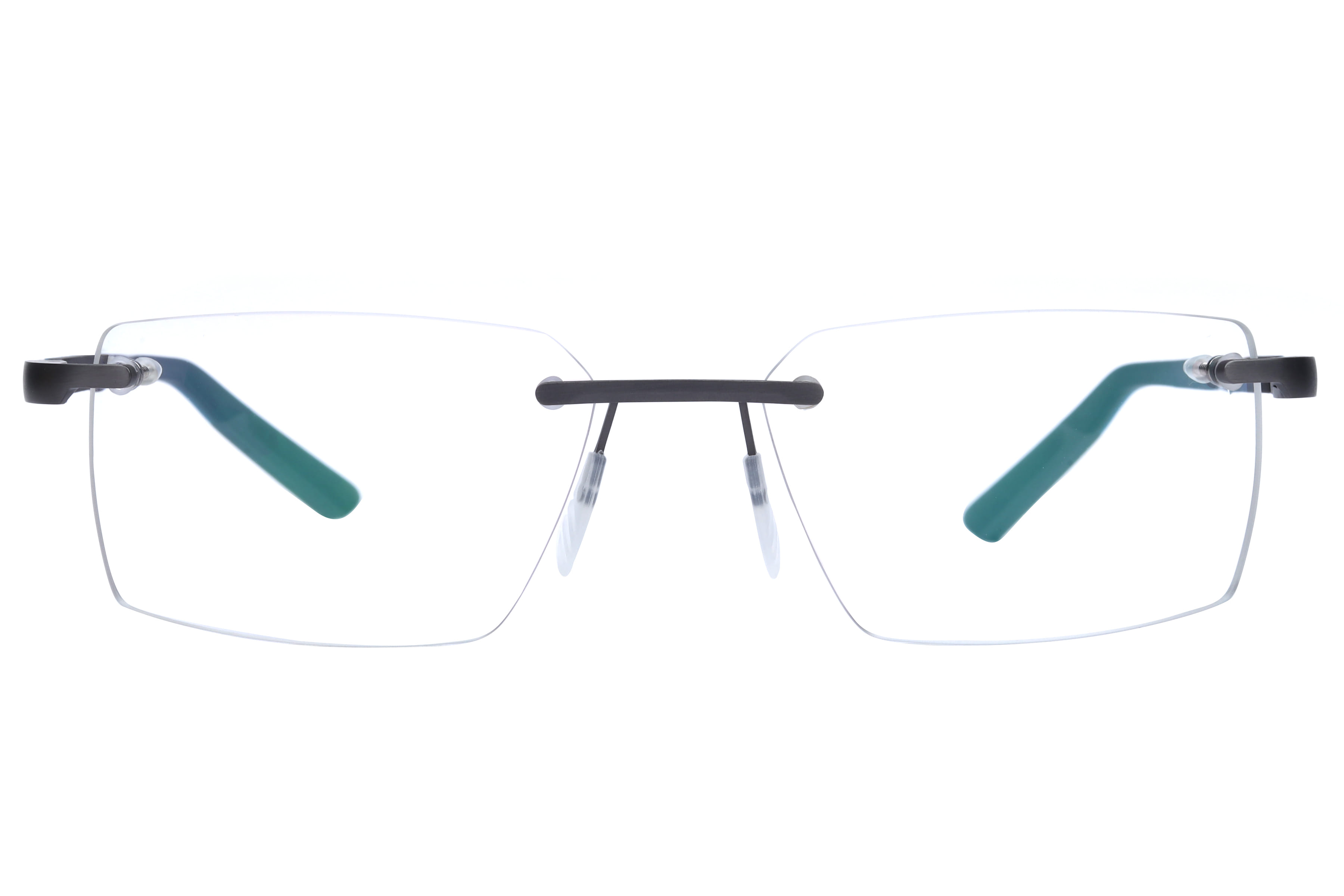 Mclaren MS-85O10 Frame Grey Male RimLess Rubber — Grey frame