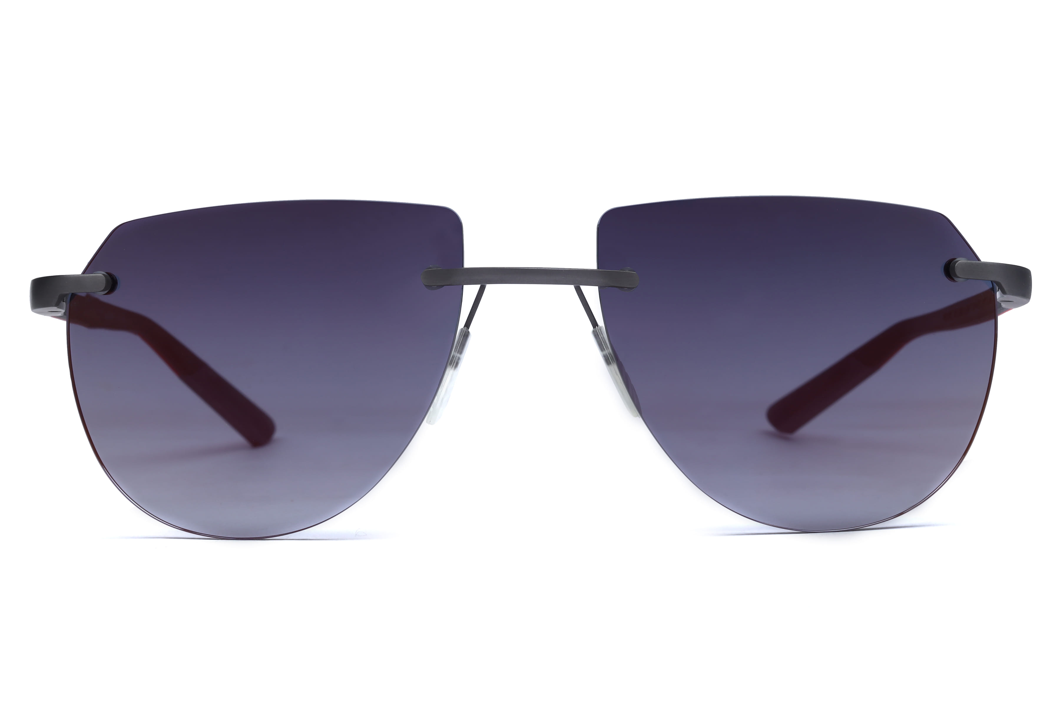Mclaren ML MS-85S01 Sunglass Grey Male RimLess Rubber Sunglass — Grey frame — view 1