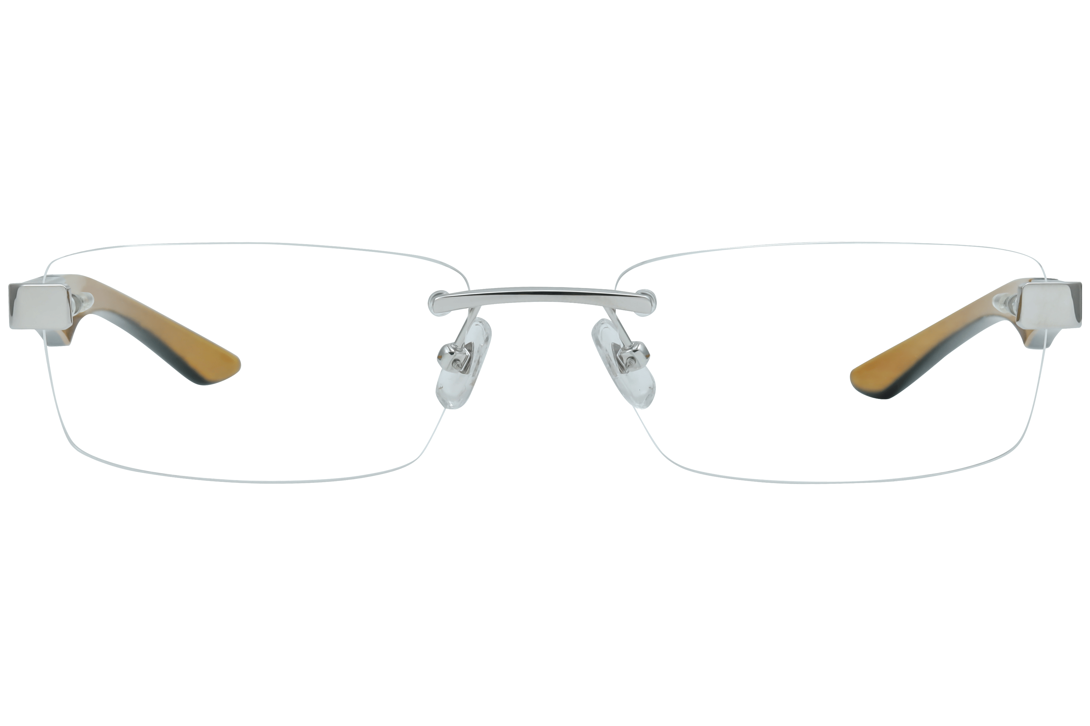 Maybach ARTIST III Frame Silver Male RimLess Shell — Silver frame