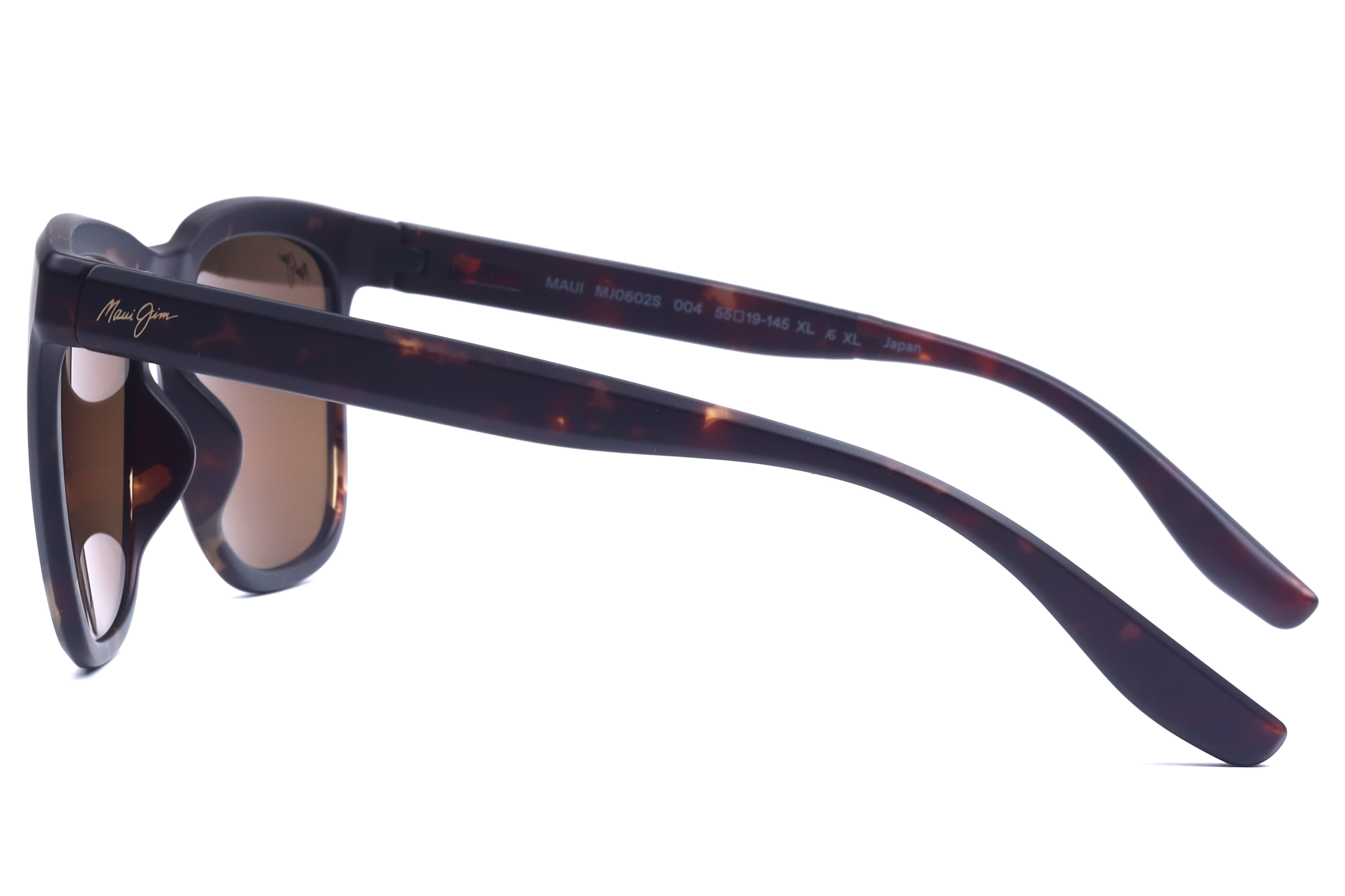 Maui Jim MJ 602 Sunglass Tortoise Male Full Shell Sunglass — Tortoise frame — view 2