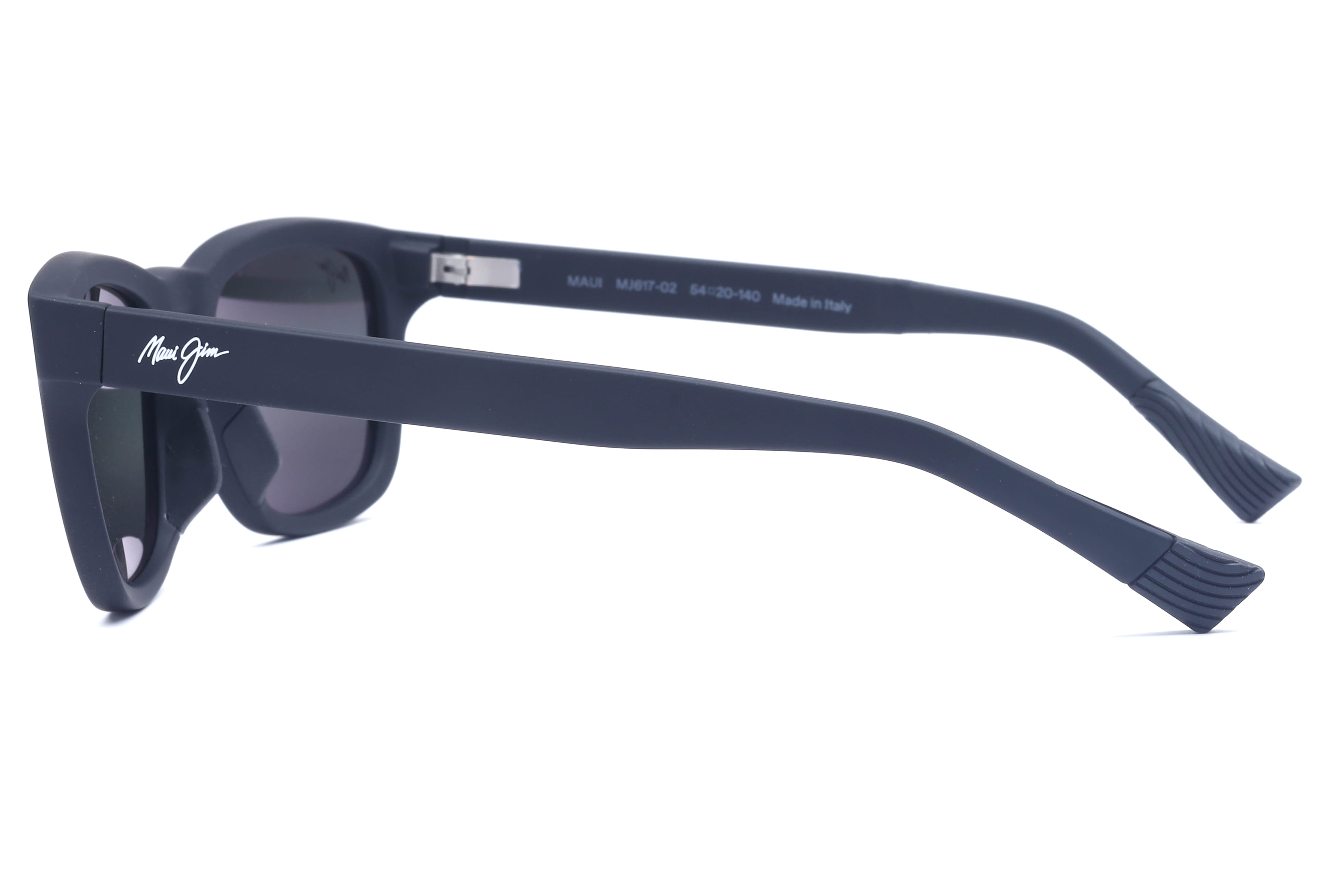 Maui Jim MJ 617 Sunglass Matt Black Male Full Shell Sunglass — Matt Black frame — view 2