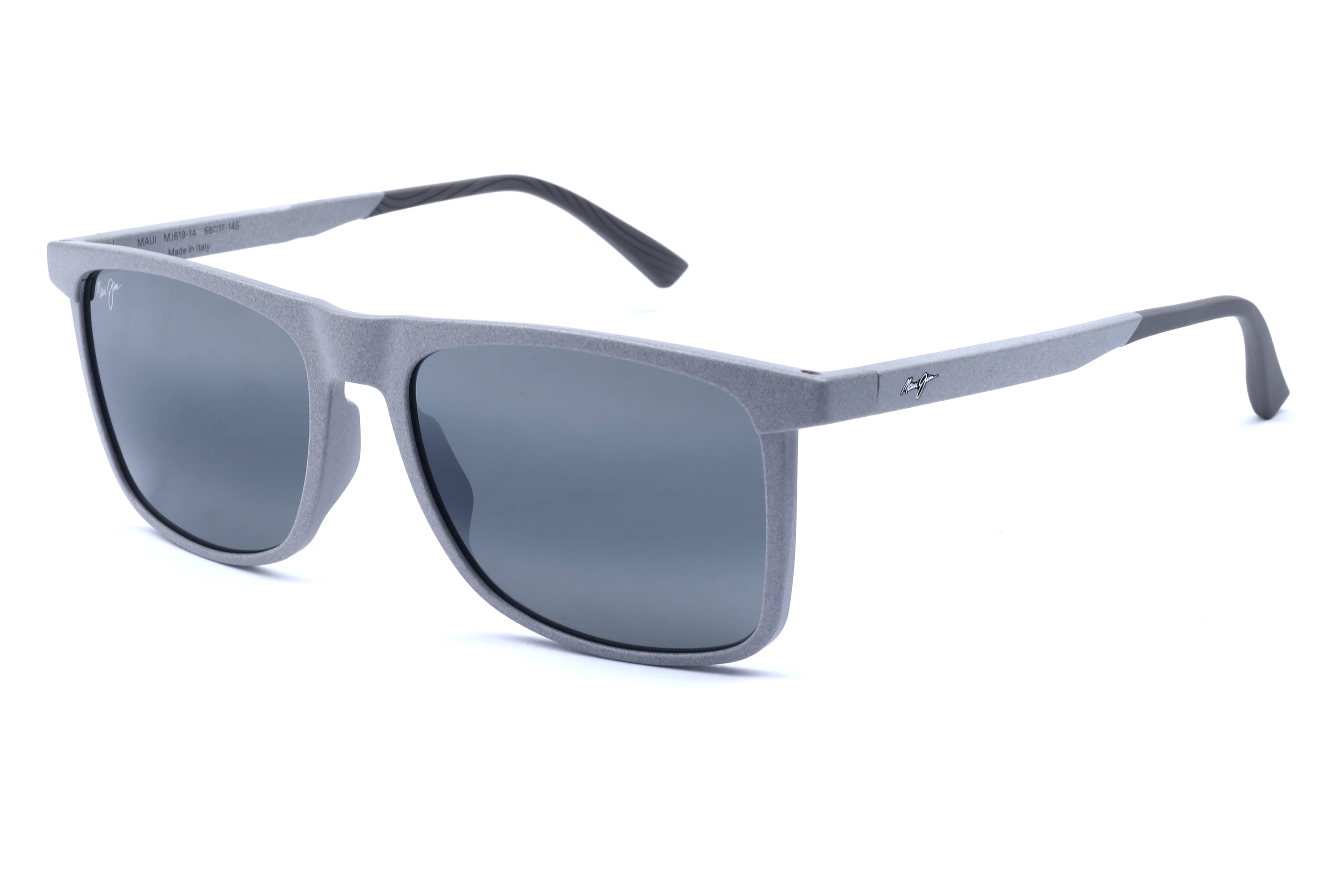 Maui Jim MJ 619 Sunglass Grey Male Full Shell Sunglass — Grey frame — view 1